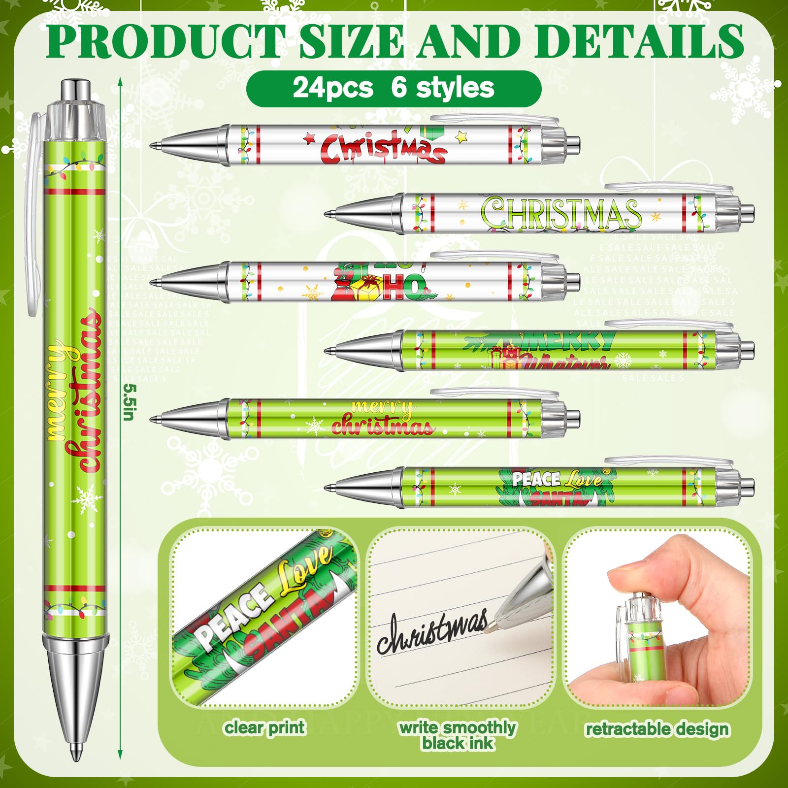 36 Pcs Christmas Notepads with Pens - Cute Holiday Memo Notebook Set with Ballpoint Pens | Bulk Merry Christmas Office Supplies for Coworkers, Secret Santa & Holiday Gifts | Perfect for Office Parties, Classroom Activities & Festive Note-Taking