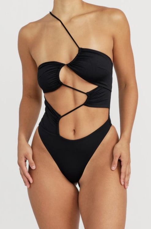 Biscayne One Piece Swimsuit for Women - Black - Stylish & Comfortable Beachwear for Pool, Vacation & Summer Outfits