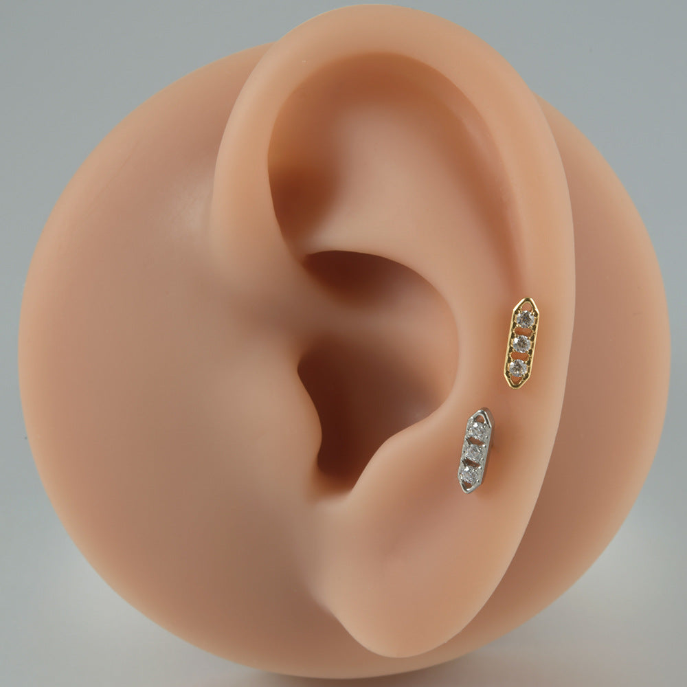 20G Animal Conch Double Piercing Earrings - Stainless Steel Cartilage Hoop Earrings for Women | EGD0514 | Perfect for Daily Wear, Parties & Gifts