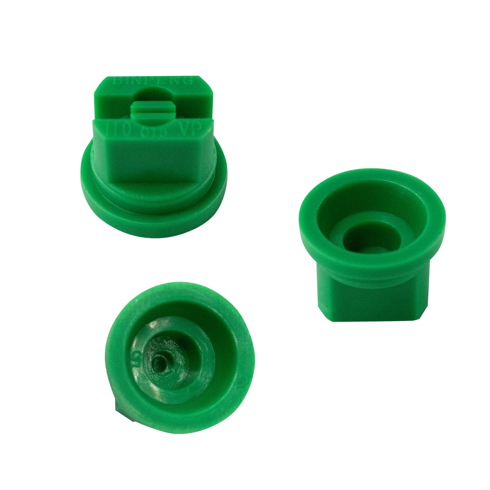 10-Pack 110° Flat Fan Spray Nozzles - 0.15mm Orifice Plastic Spray Tips for Agriculture, Cleaning, Cooling & Gardening | Perfect for Irrigation Systems, Pressure Washers, Greenhouse Misting & Industrial Applications