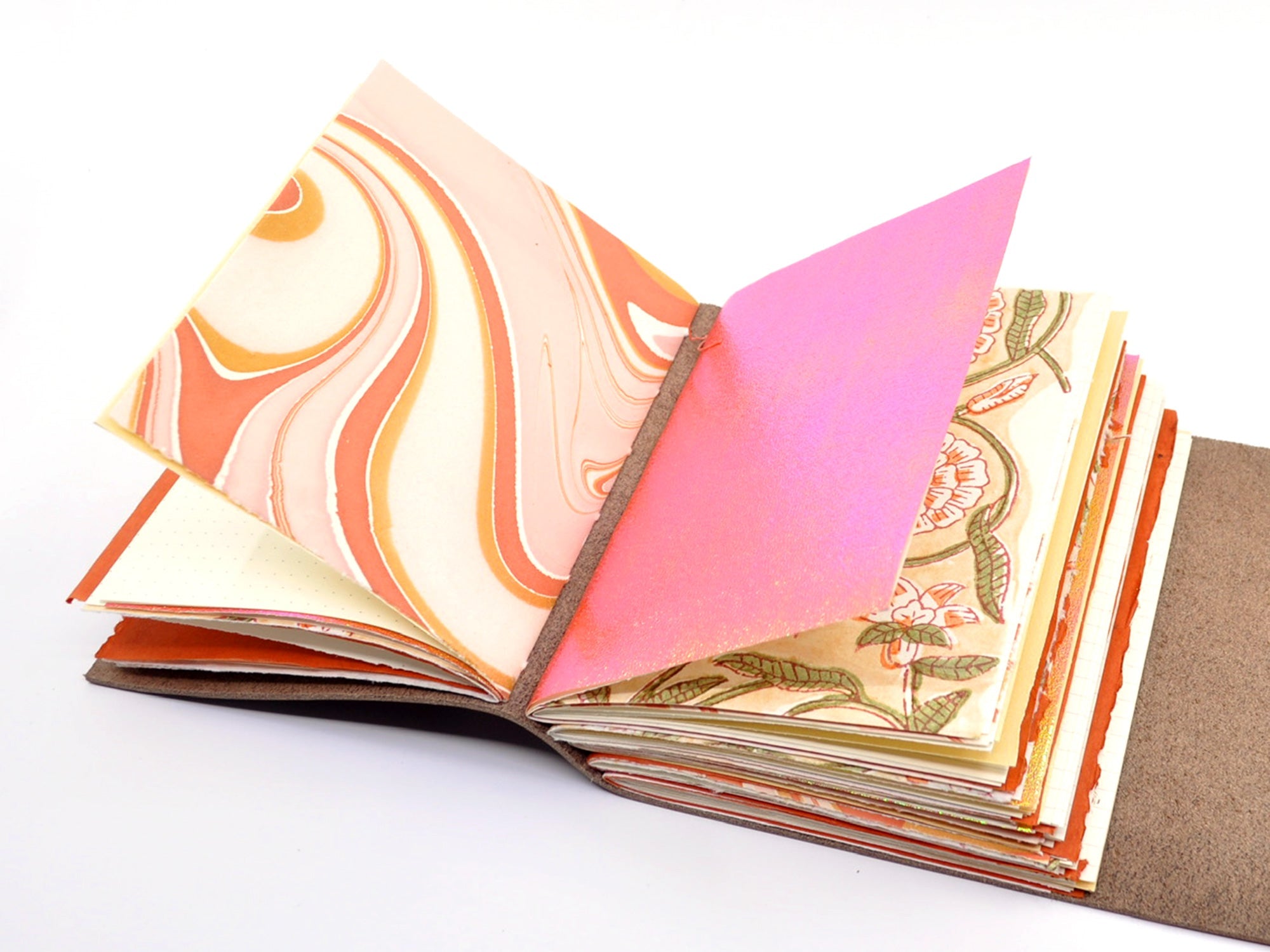 Carmen Genuine Leather Journal - Handmade Unique Travel Notebook for Writing, Sketching & Gift Giving - Perfect for Journaling, Note Taking & Creative Projects