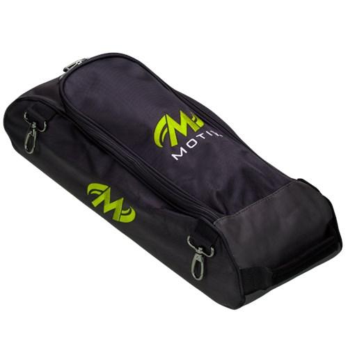 Motiv Ballistix Shoe Bag - Grey & Lime Bowling Accessory for Double/Triple Tote Bags | Perfect for Bowling Tournaments & League Play