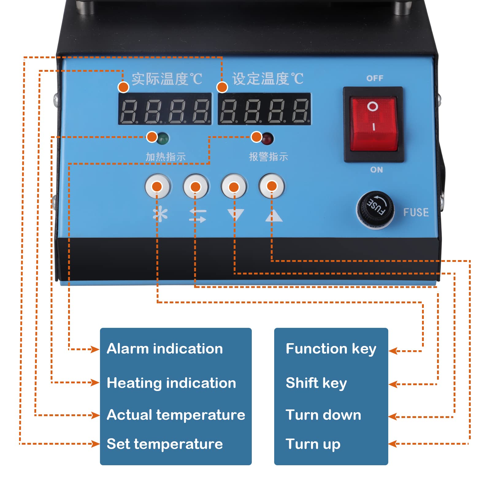 Lead-Free Titanium Solder Pot with Double Digital Display - 2.3kg Capacity, 500W, 30~600°C Temperature Range - Perfect for Electronics Repair, Jewelry Making, and DIY Welding Projects