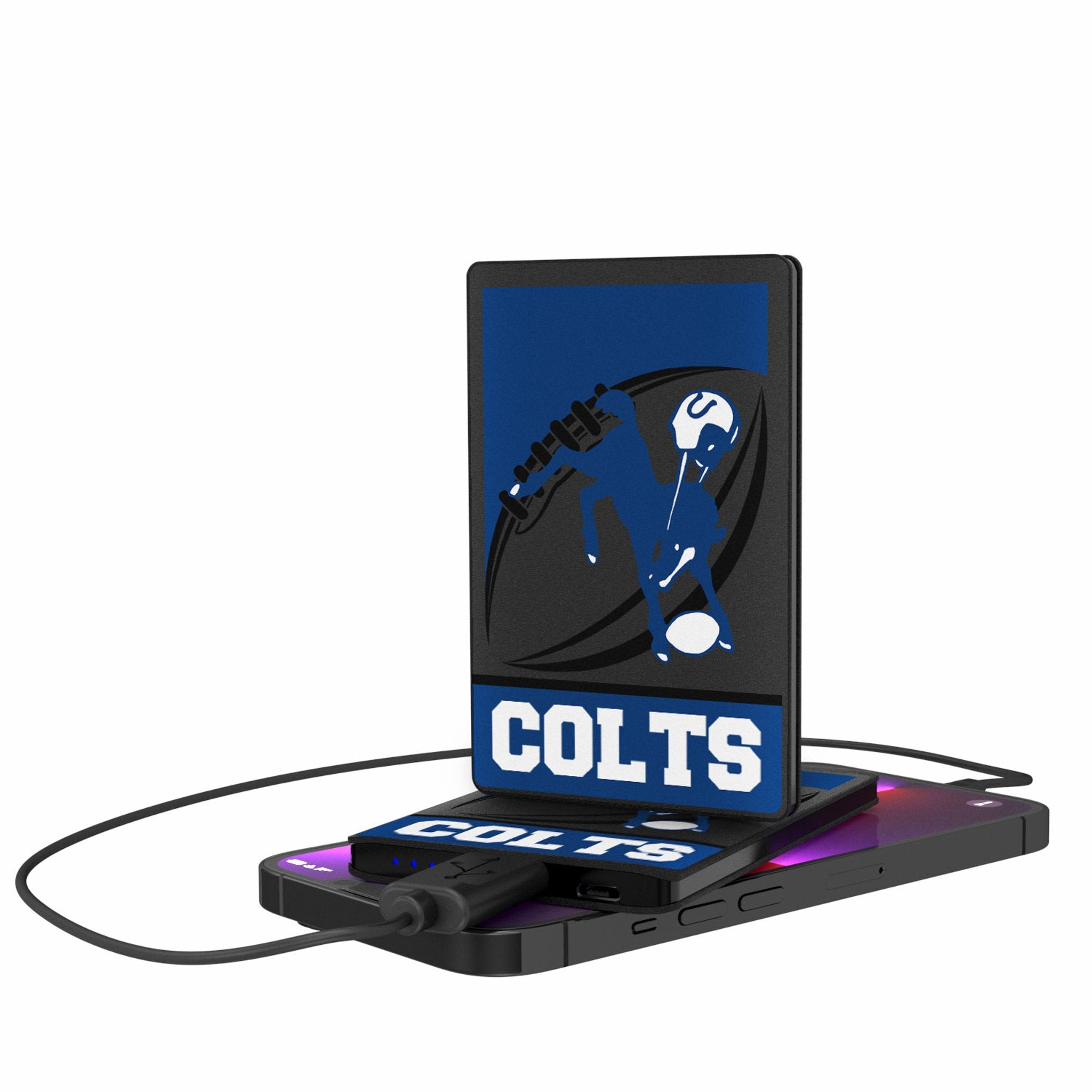 Baltimore Colts 1946 Historic Collection 2500mAh Portable Charger - Slim Credit Card Sized Power Bank for iPhone, Android - Perfect for Travel, Camping & Emergency Charging