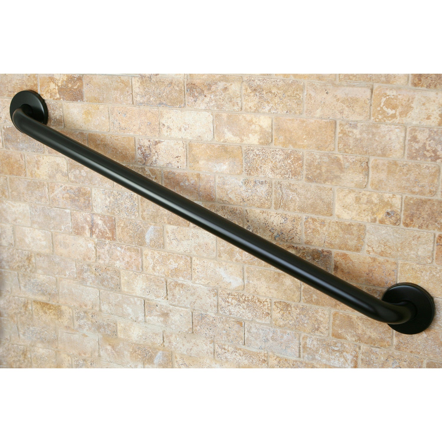 Americana Thrive In Place DR114305 30-Inch Stainless Steel Grab Bar - Oil Rubbed Bronze Finish, 1.25-Inch Outer Diameter - Bathroom Safety Handle for Seniors & ADA Compliance - Ideal for Showers, Bathtubs & Toilets