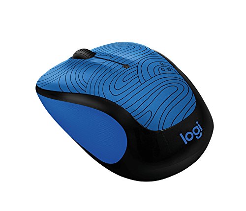 Logitech M325c Wireless Mouse with Comfortable Grip - Deep Blue - Ergonomic Design for Home, Office & Gaming Use