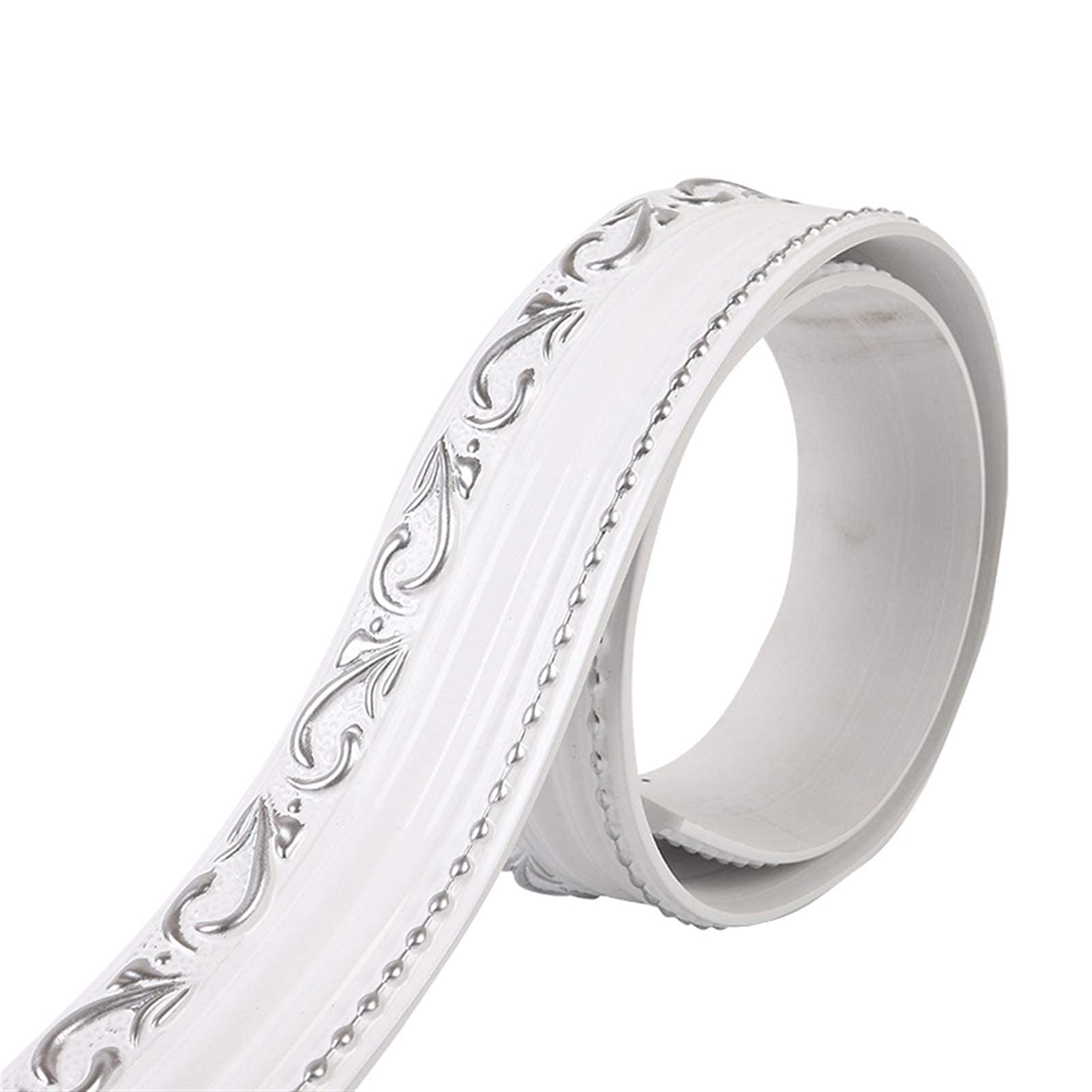 JYKFJ 9.8 ft Self-Adhesive Wall Edging Strip - 3D Waterproof Border for Wall Decor, Wallpaper Panels, Ceiling & Door Frame - Peel & Stick Interior Decoration for Living Room, Bedroom & Office