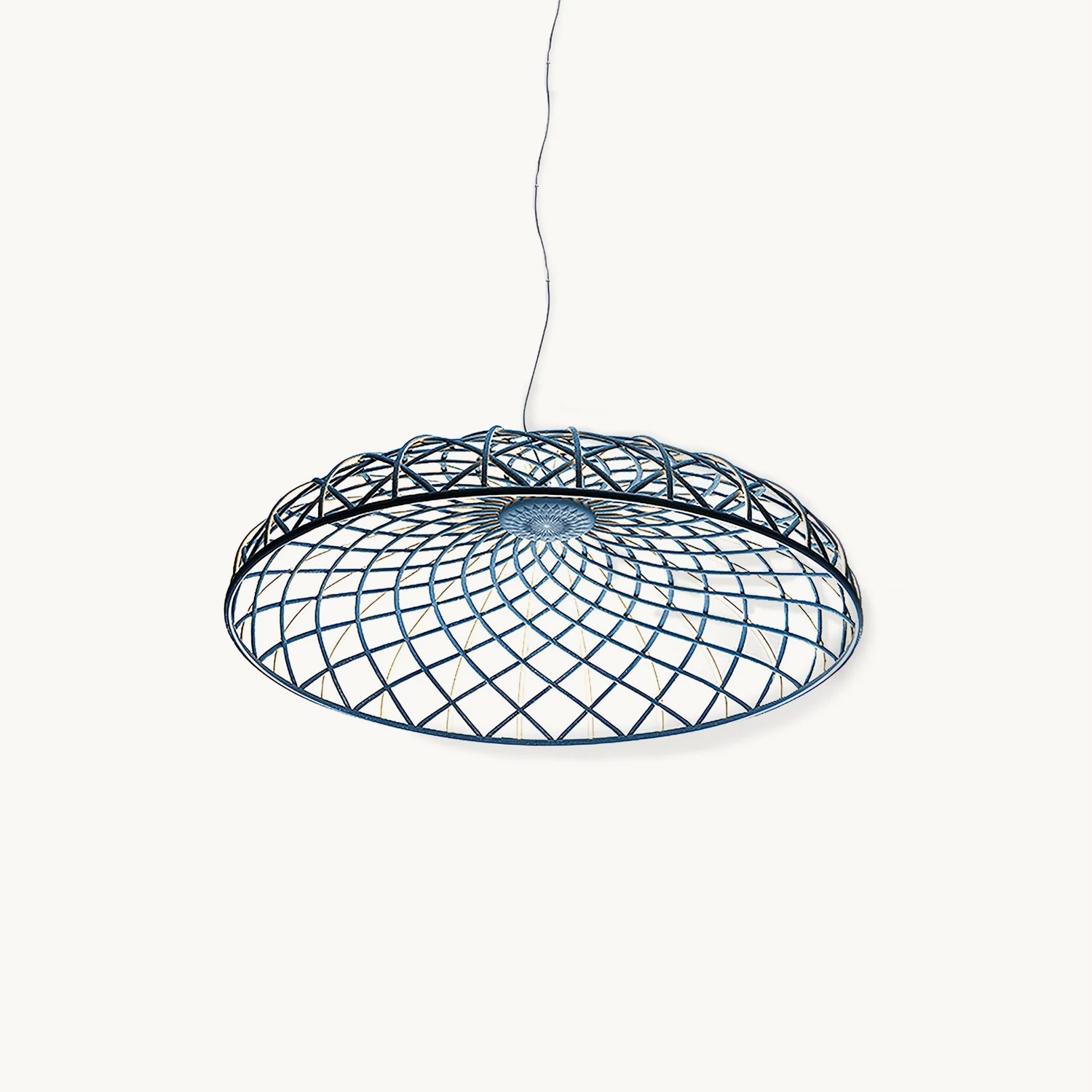 Braided Rope Round Pendant Light - Modern Farmhouse Ceiling Fixture for Kitchen, Dining Room & Bedroom Lighting