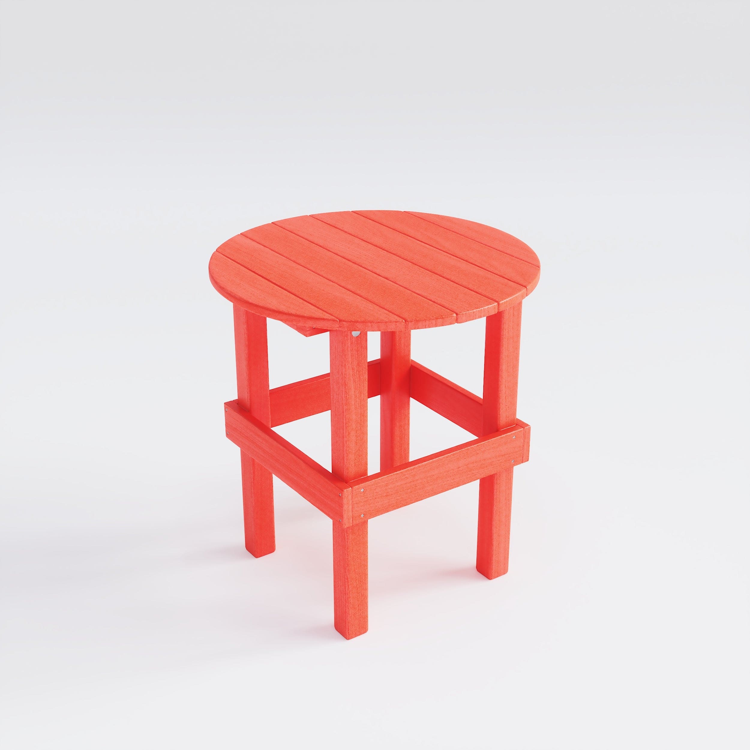 Keystone Amish Co. Composite Round End Table - Durable & Stylish Living Room Side Table for Home Decor, Perfect for Sofa, Bedside, or Lounge Areas