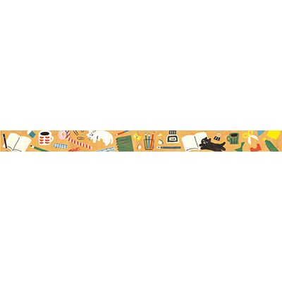 Decorative Cat Washi Tape for Scrapbooking, Journaling & DIY Crafts - Cute Cat Pattern Adhesive Tape for Bullet Journals, Planners & Gift Wrapping