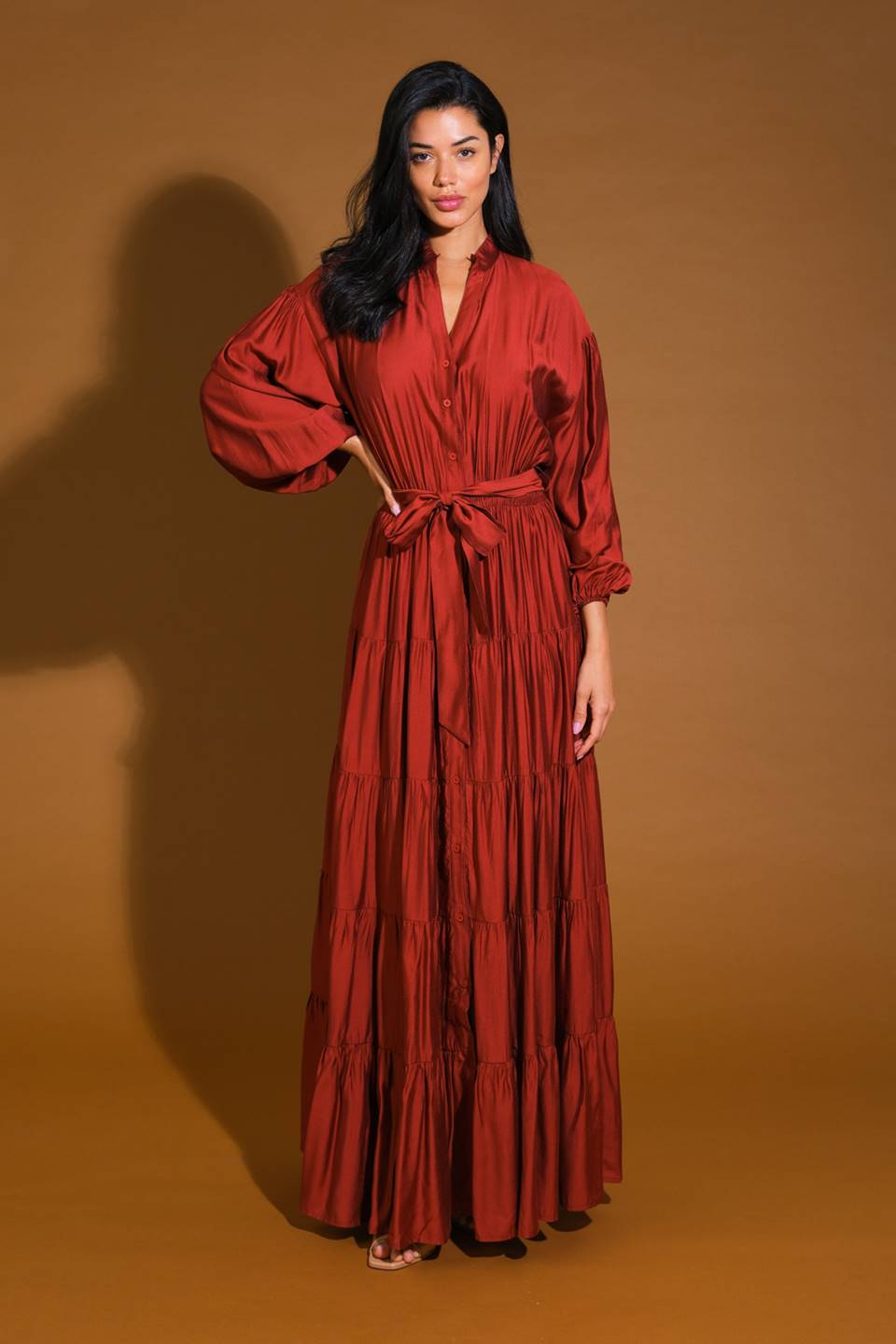 Perfect Potential Woven Maxi Dress - Flowy Summer Beach Dress for Women, Boho Chic Long Dress with Pockets | Ideal for Vacations, Weddings & Outdoor Events