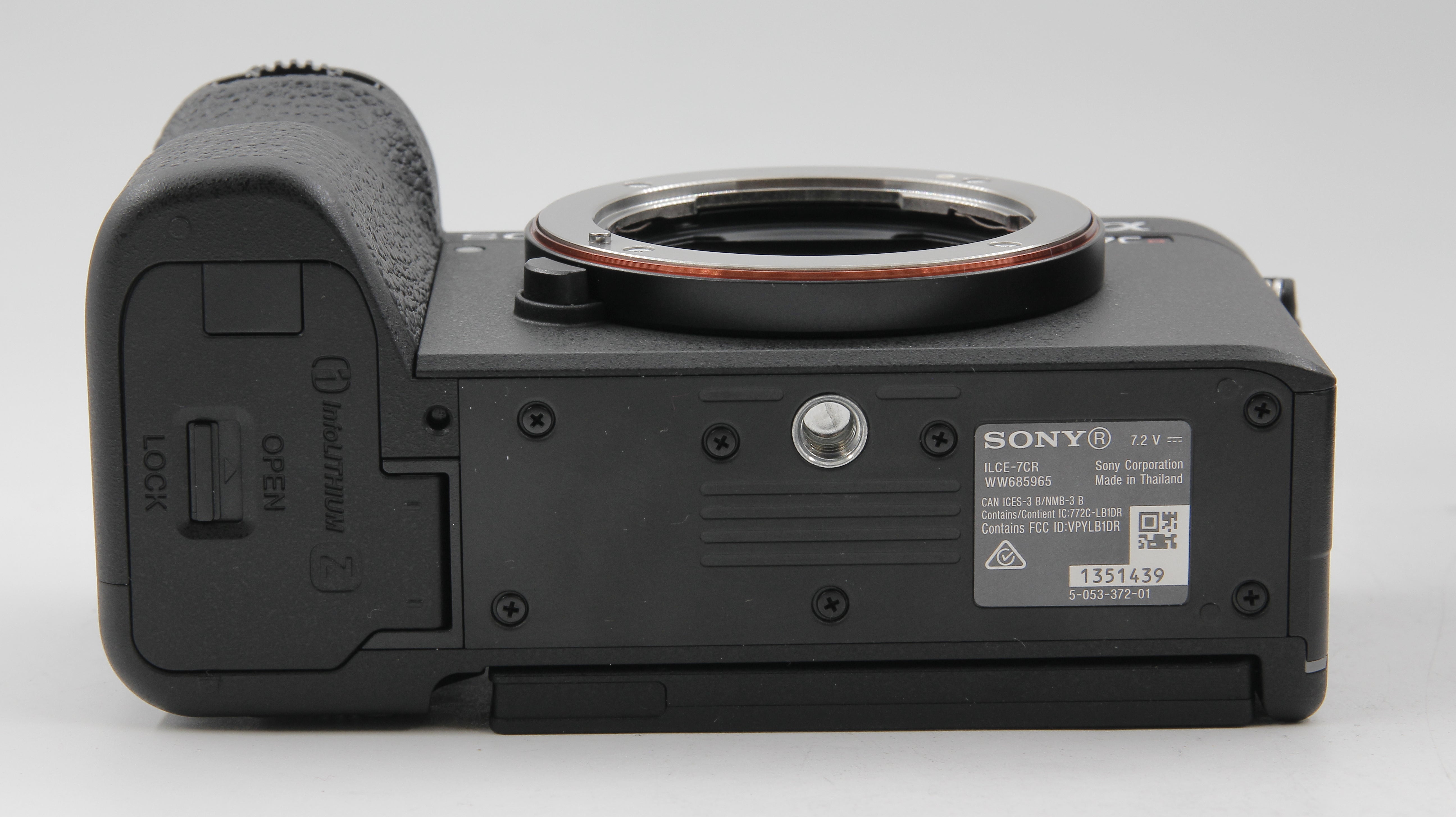 Open Box Excellent Condition Sony Alpha a7CR Full Frame Mirrorless Digital Camera (Body Only, Black) - Perfect for Travel Photography, Vlogging & Professional Shoots