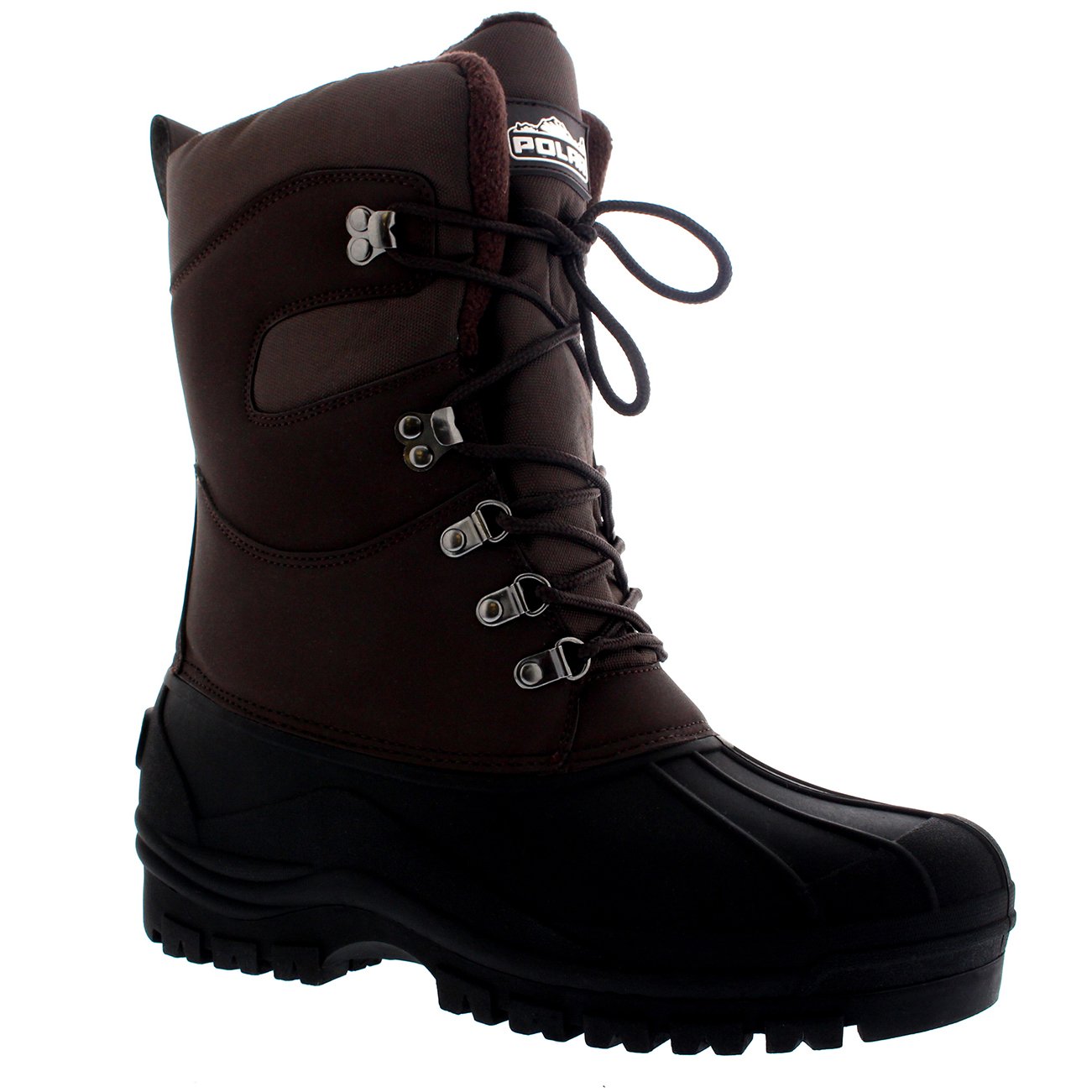 Men's Polar Snow Hiking Boots - Waterproof Thermal Safety for Winter Outdoor