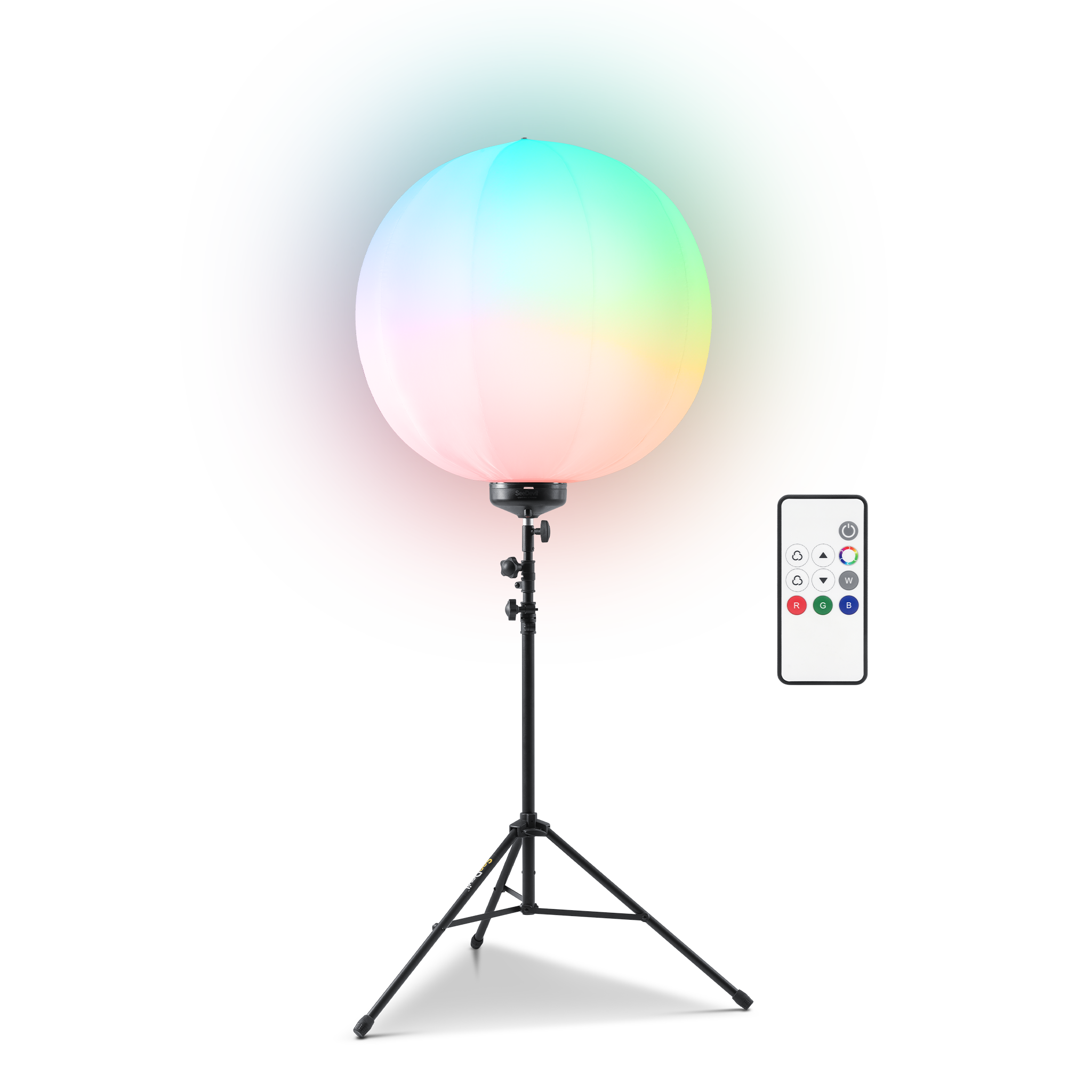G3 100 Watt RGBW Balloon Light Kit - Professional LED Lighting for Events, Parties, and Stage Performances - Perfect for Weddings, DJ Shows, and Nightclubs
