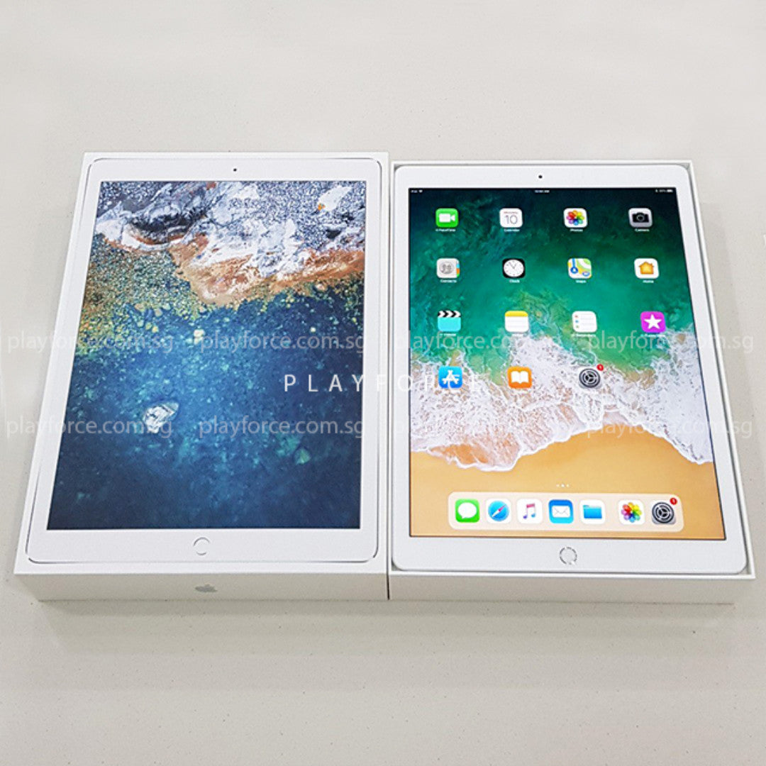 Apple iPad Pro 12.9-inch 2nd Generation (64GB, Wi-Fi + Cellular, Silver) - Fast Performance, Stunning Display for Work, Study & Creative Projects