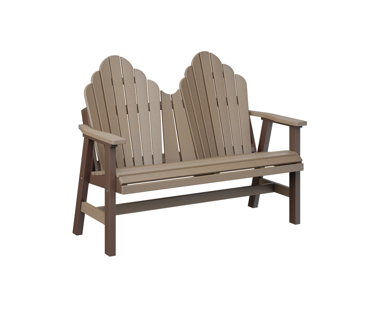 Berlin Gardens Cozi Back Loveseat - Outdoor Patio Furniture Set with Cushions, Weather-Resistant & Comfortable for Garden, Deck, Poolside Relaxation