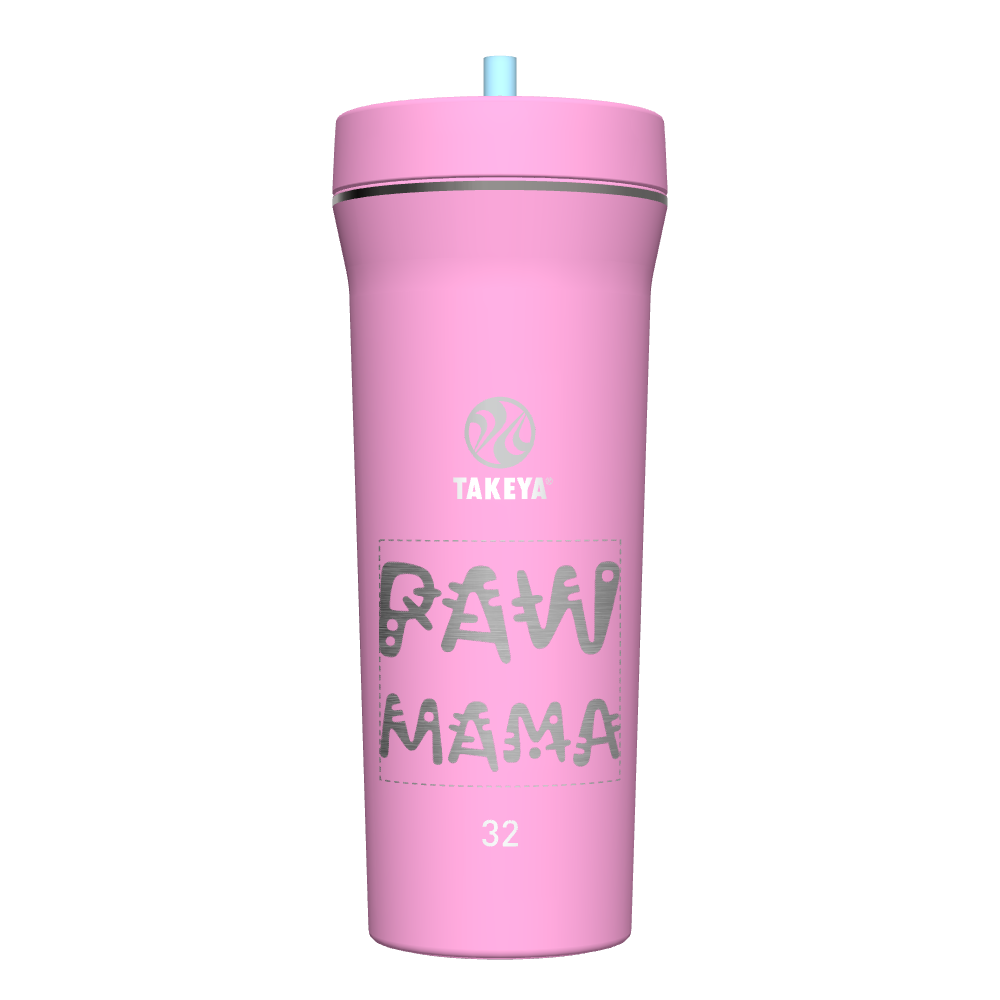 32 oz Customized Straw Tumbler with Lid & Handle - Insulated Stainless Steel Water Bottle for Gym, Hiking, Travel & Everyday Use