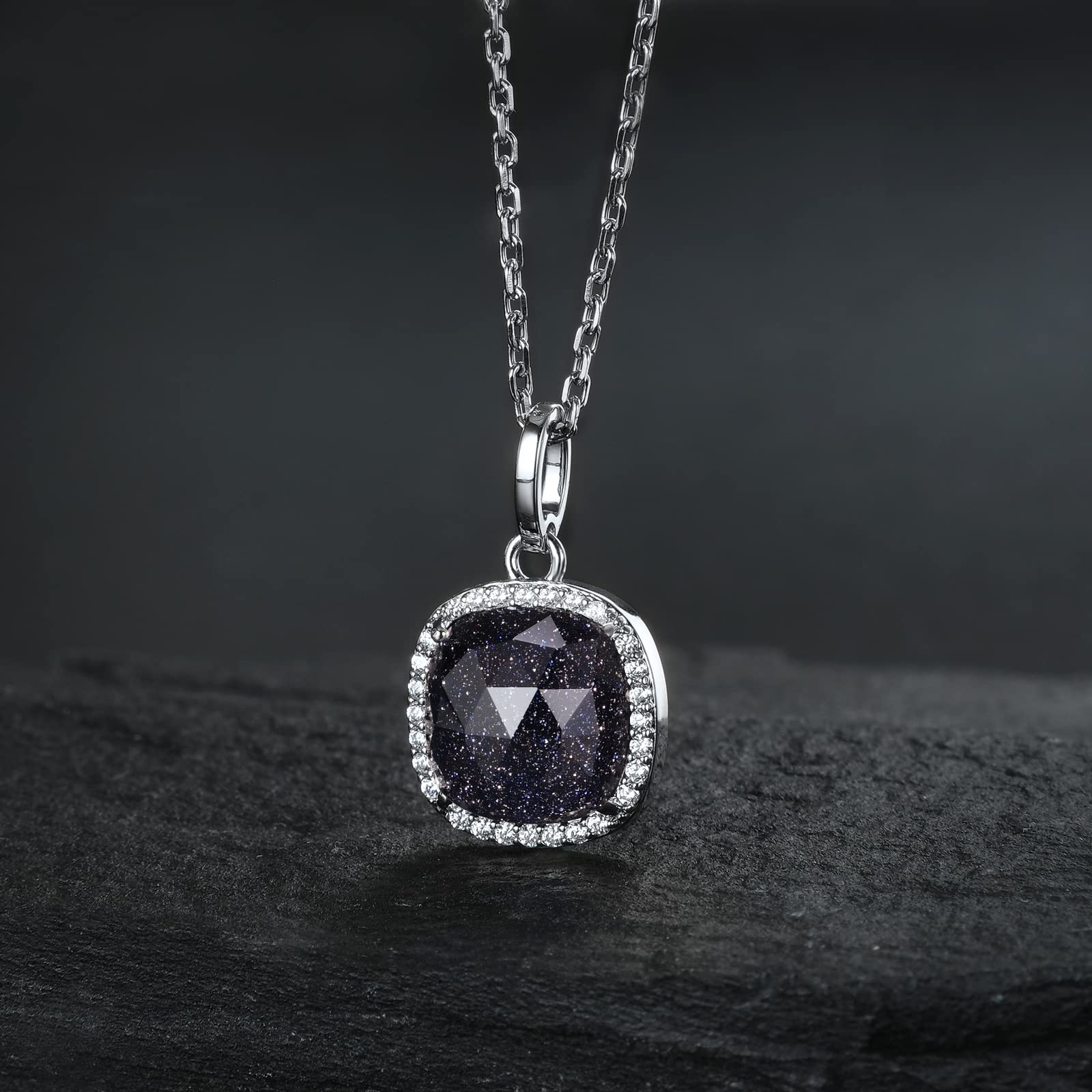 Elegant Square Pendant Necklace for Women - Minimalist Jewelry Gift for Valentine's Day, Mother's Day & Birthdays | Perfect for Date Nights, Office Wear & Special Occasions
