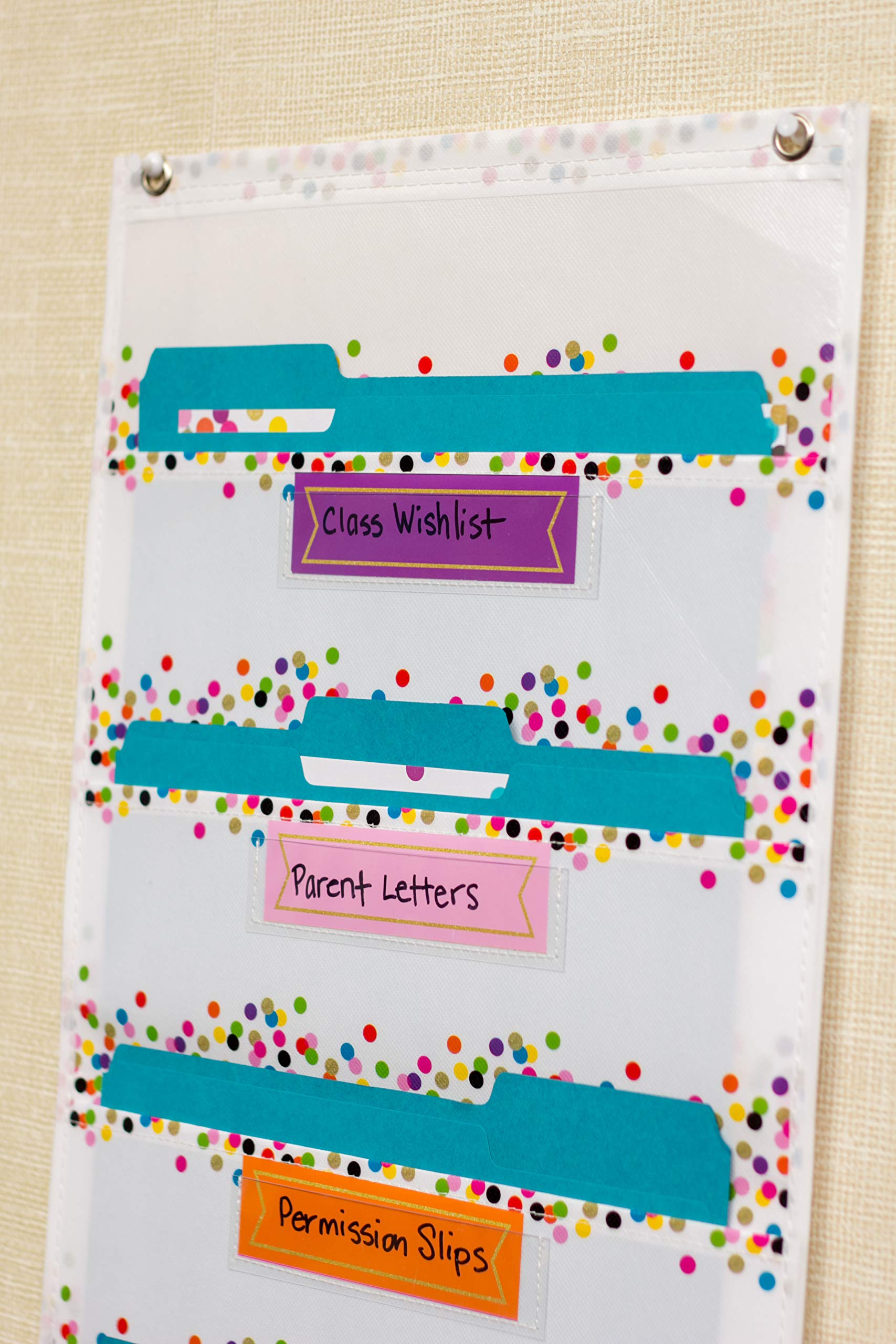 10-Pocket File Storage Pocket Chart - 14