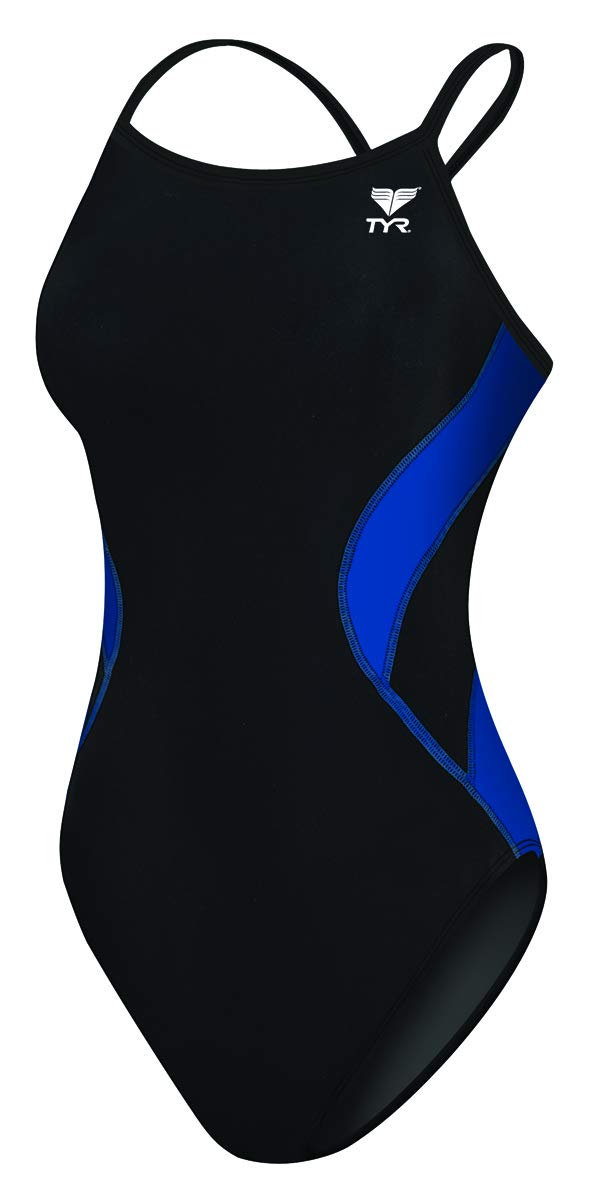 TYR Adult Alliance Diamond Back Splice Swimsuit - High-Performance Competitive Swimwear for Women & Men - Perfect for Lap Swimming, Training & Water Aerobics