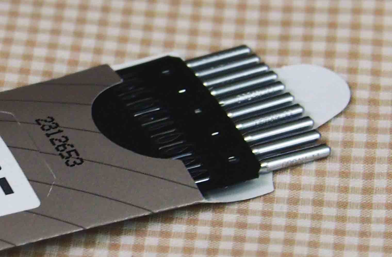 ORGAN Industrial Locking Needles #11 DC x 1F - 10 Pack for Surgical Sutures, Wound Closure & Veterinary Procedures
