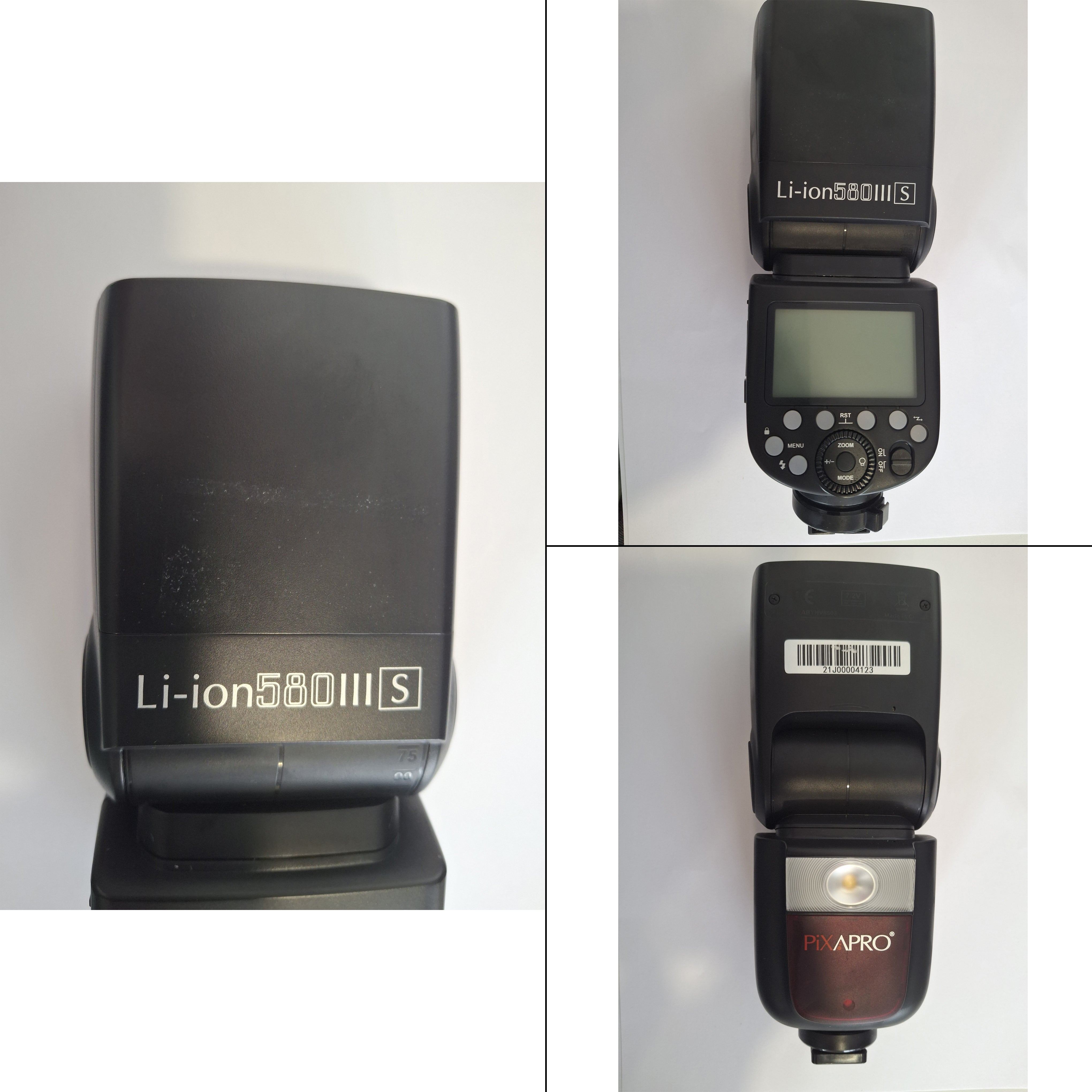 Li ION580III (V860III) TTL Speedlite Flash for Sony Cameras – Perfect for Wedding, Portrait & Event Photography