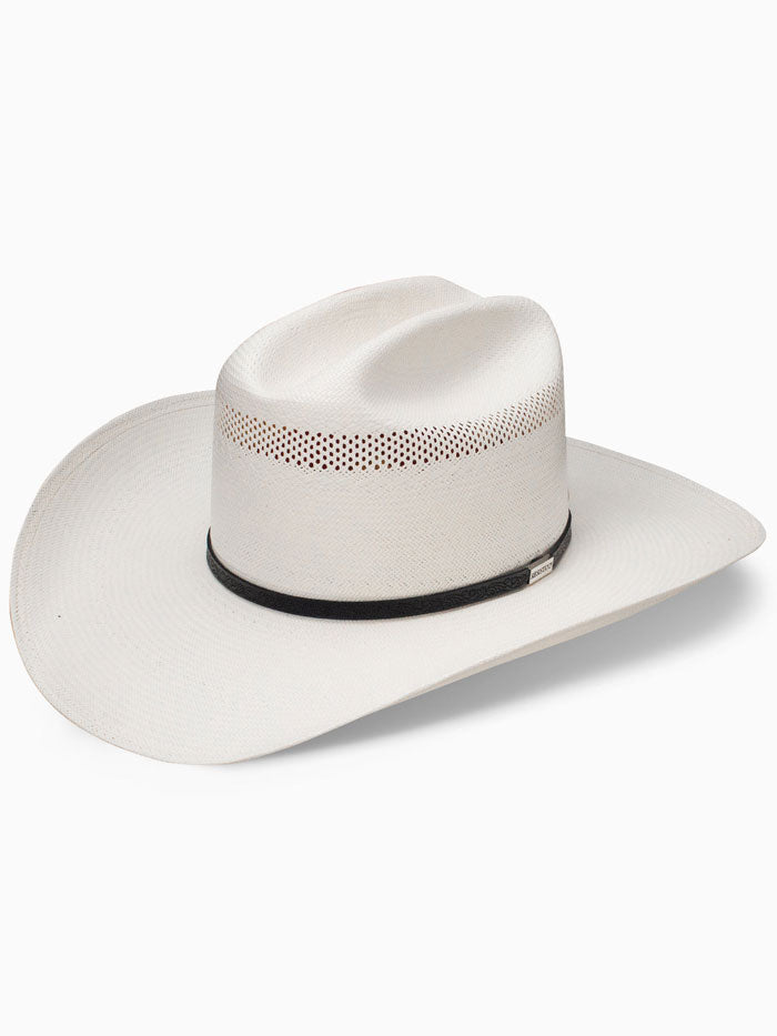 Resistol George Strait Collection 10X Straw Cowboy Hat - Natural Color Western Ranch Hat for Men - Perfect for Rodeo, Country Music Festivals & Outdoor Adventures
