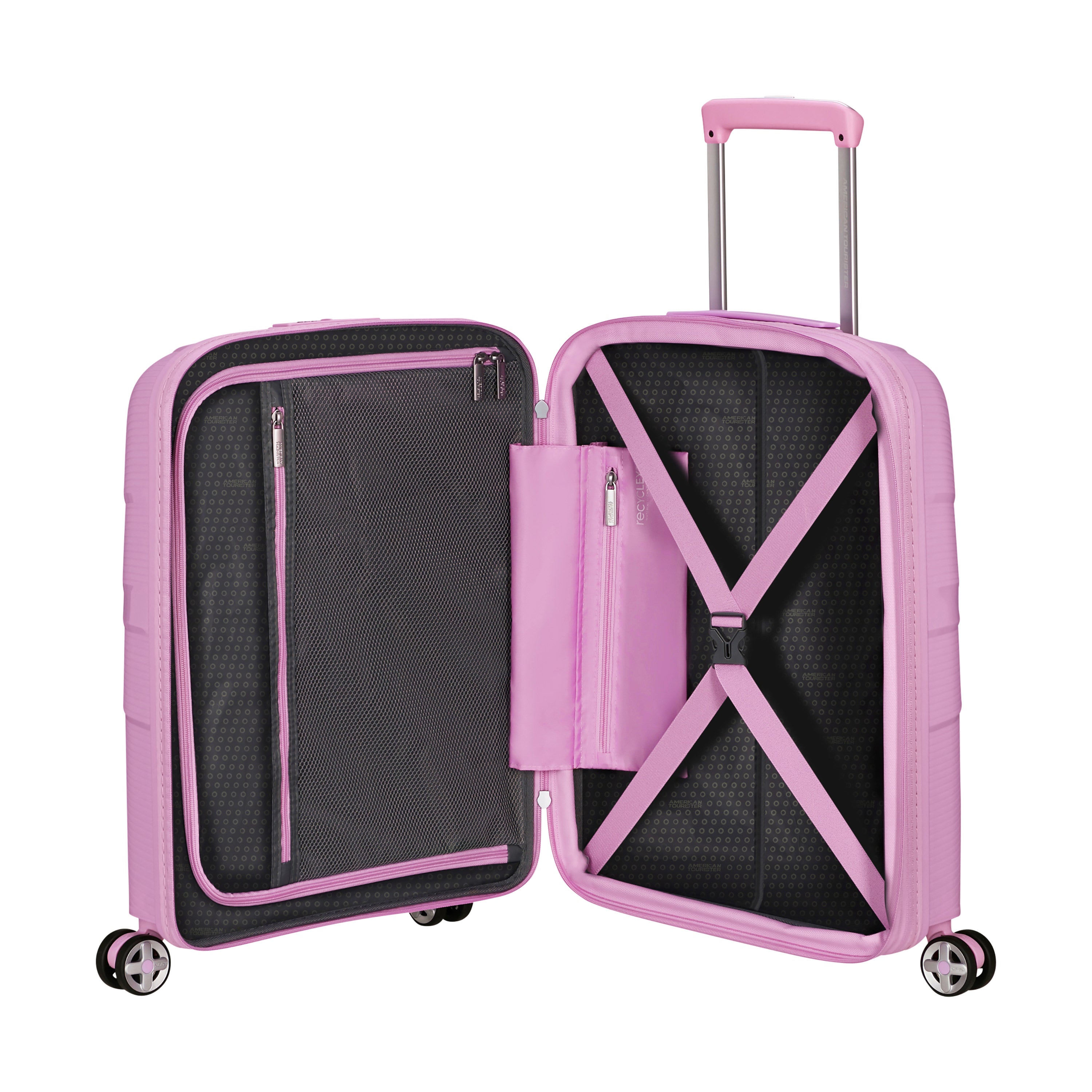 American Tourister StarVibe Spinner Carry On Expandable Luggage - Lightweight 20