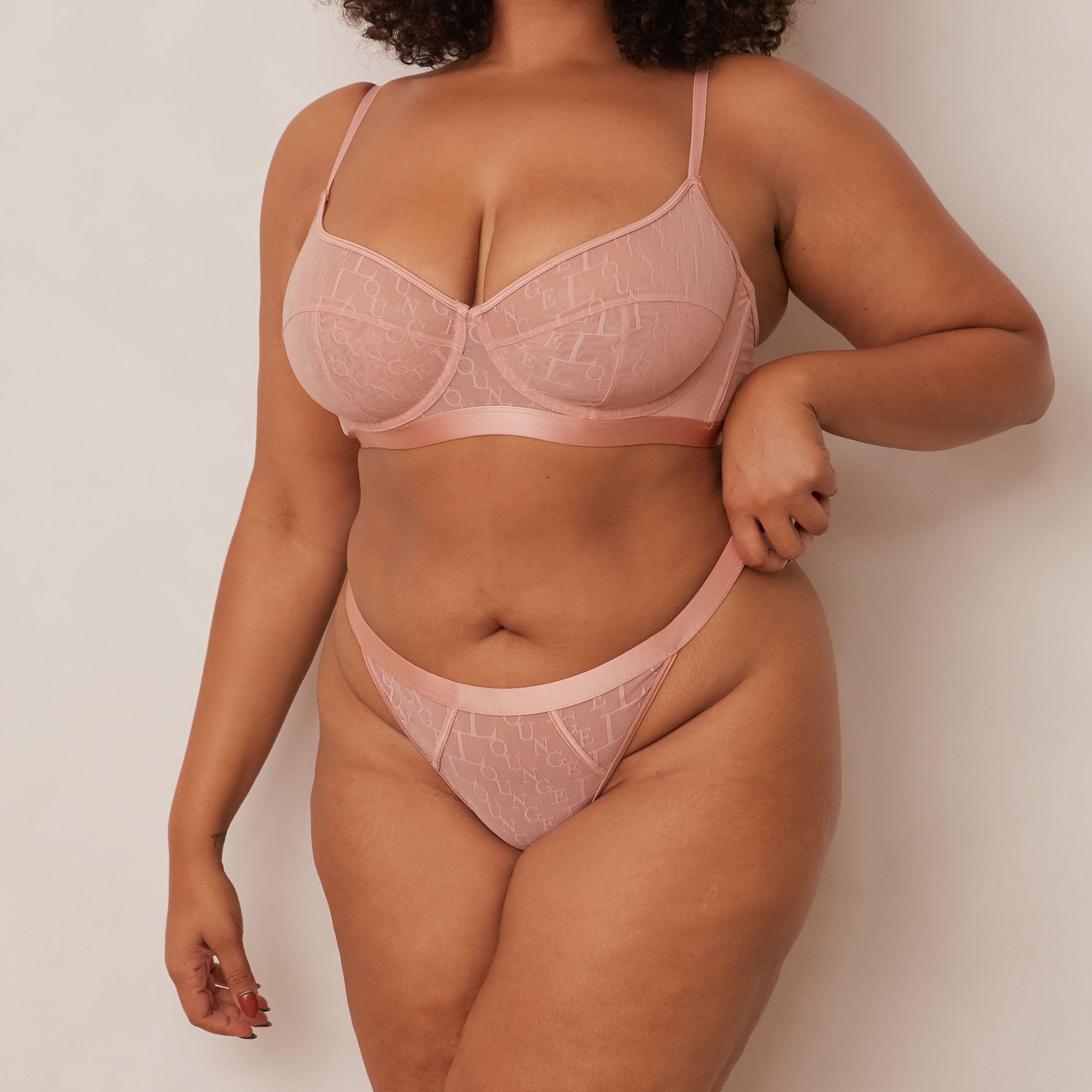 Stylish Pink Balcony Bra - Comfortable Lingerie for Women | Perfect for Lounging, Yoga & Relaxation at Home
