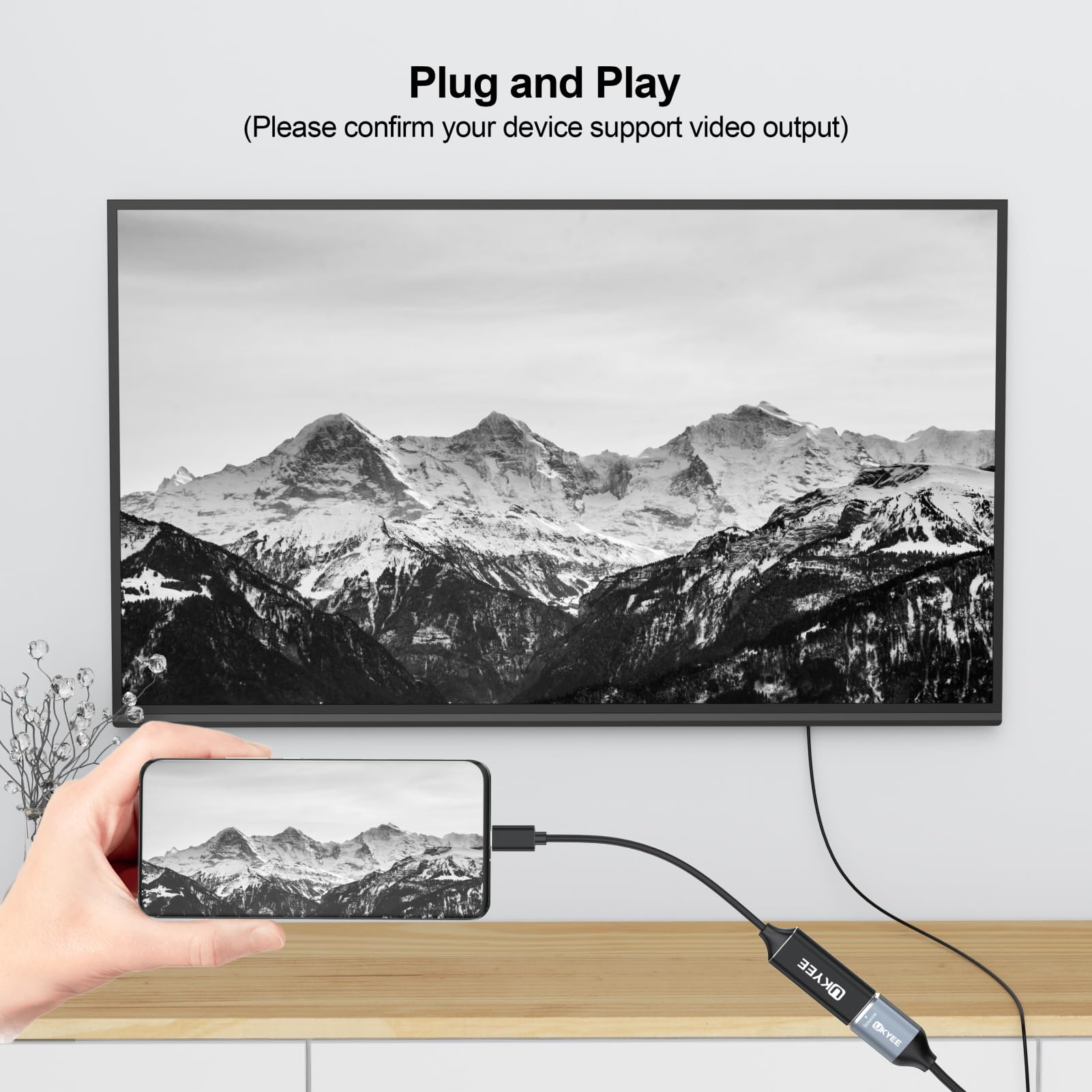 10-Pack USB C to HDMI Adapter, Thunderbolt 3 Compatible Type-C to HDMI Converter for MacBook Pro/Air, iPad Pro, Galaxy S20/S10, Surface - Perfect for Home Office, Presentations & Multi-Screen Setups