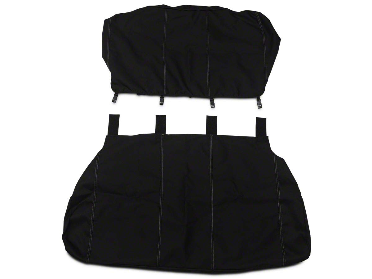 Barricade Custom Rear Seat Cover - Black - Fits 97-02 Jeep Wrangler TJ - Durable Protection for Off-Road Adventures & Daily Commutes