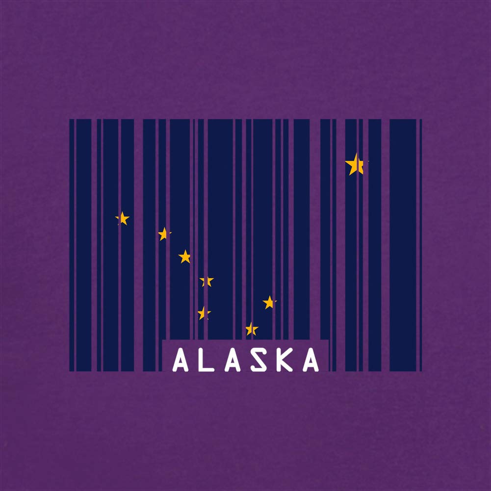 Alaska Barcode Style Flag Kids Hoodie - Soft Pullover Fleece Sweatshirt for Boys & Girls - Perfect for School, Outdoor Play & Casual Wear
