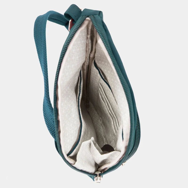 Travelon Anti-Theft Essentials Mini Asymmetric Crossbody Bag - Secure & Stylish Purse for Women - Perfect for Travel, Commuting & Everyday Use