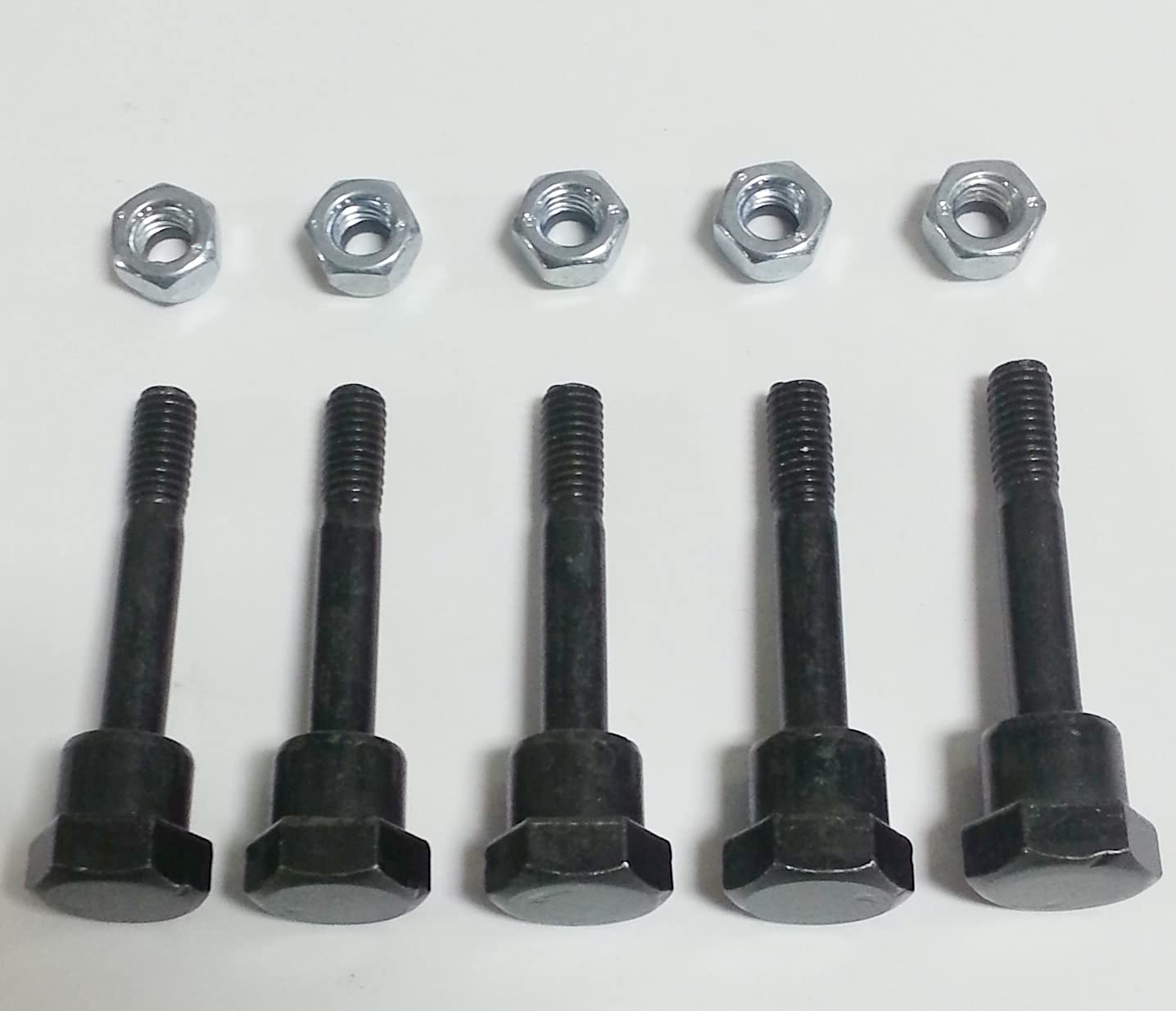 AMC Snowblower Shear Pins & Nuts Replacement for Husqvarna 531002513 & 506714001 - Lawn & Garden Equipment Parts for Winter Snow Removal & Maintenance