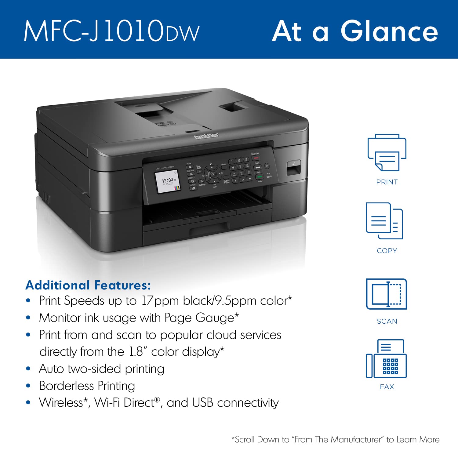 High-Quality Printer with XL Black Toner Cartridge - Fast & Reliable Printing for Home, Office & Business Use