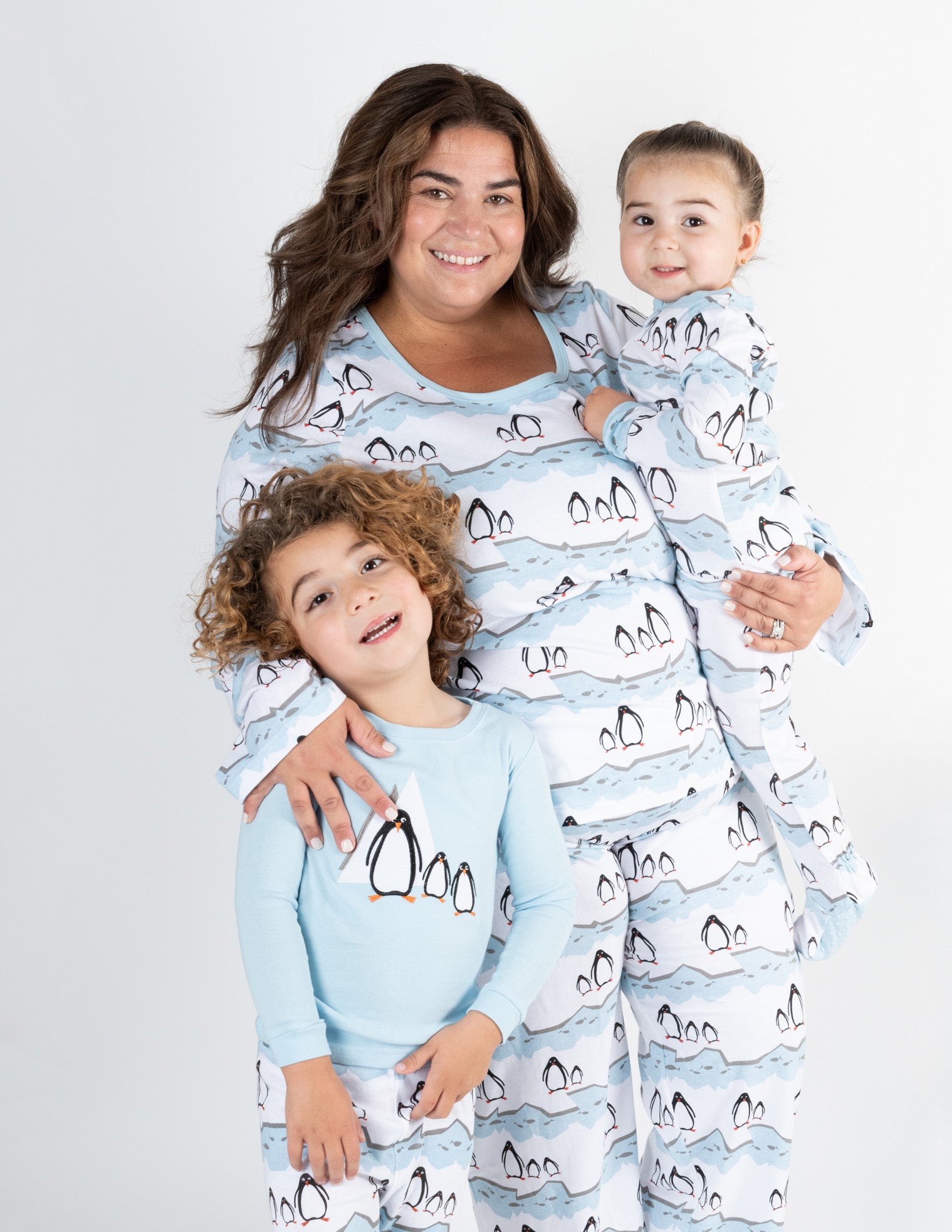 Penguin Matching Family Pajama Set - Cozy Christmas Pajamas for Women, Men & Kids - Cute Holiday Sleepwear for Family Photos & Matching Outfits