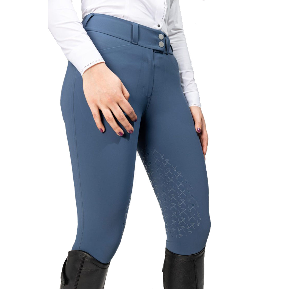 Freejump Women's Mary Knee Grip Breeches - Equestrian Riding Pants for Horseback Riding & Training - Comfortable Stretch Fabric for English & Western Riding