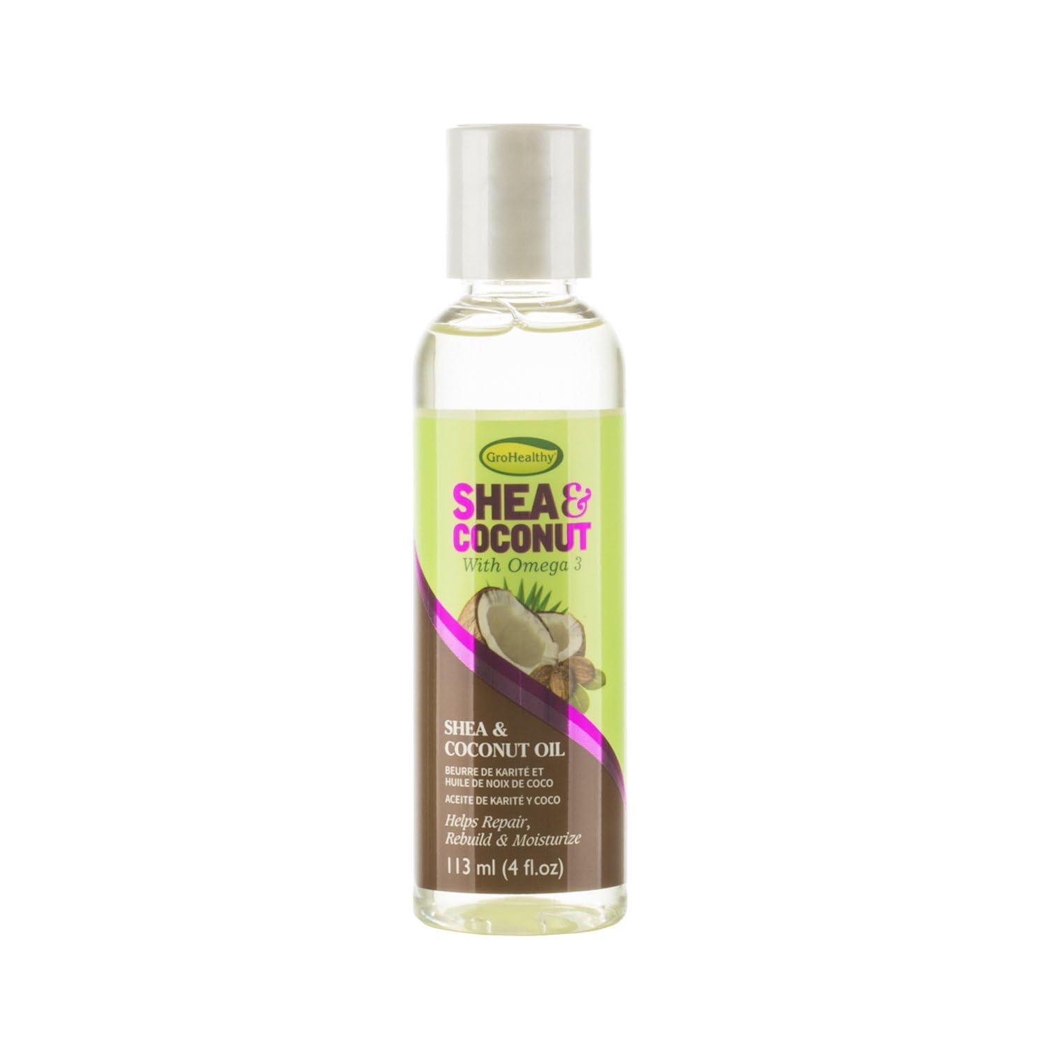 Sofn'free Gro Healthy Shea and Coconut Oil Hair Moisturizer - Natural Deep Conditioning Treatment for Dry, Damaged Hair - Perfect for Daily Hydration & Salon-Quality Results at Home