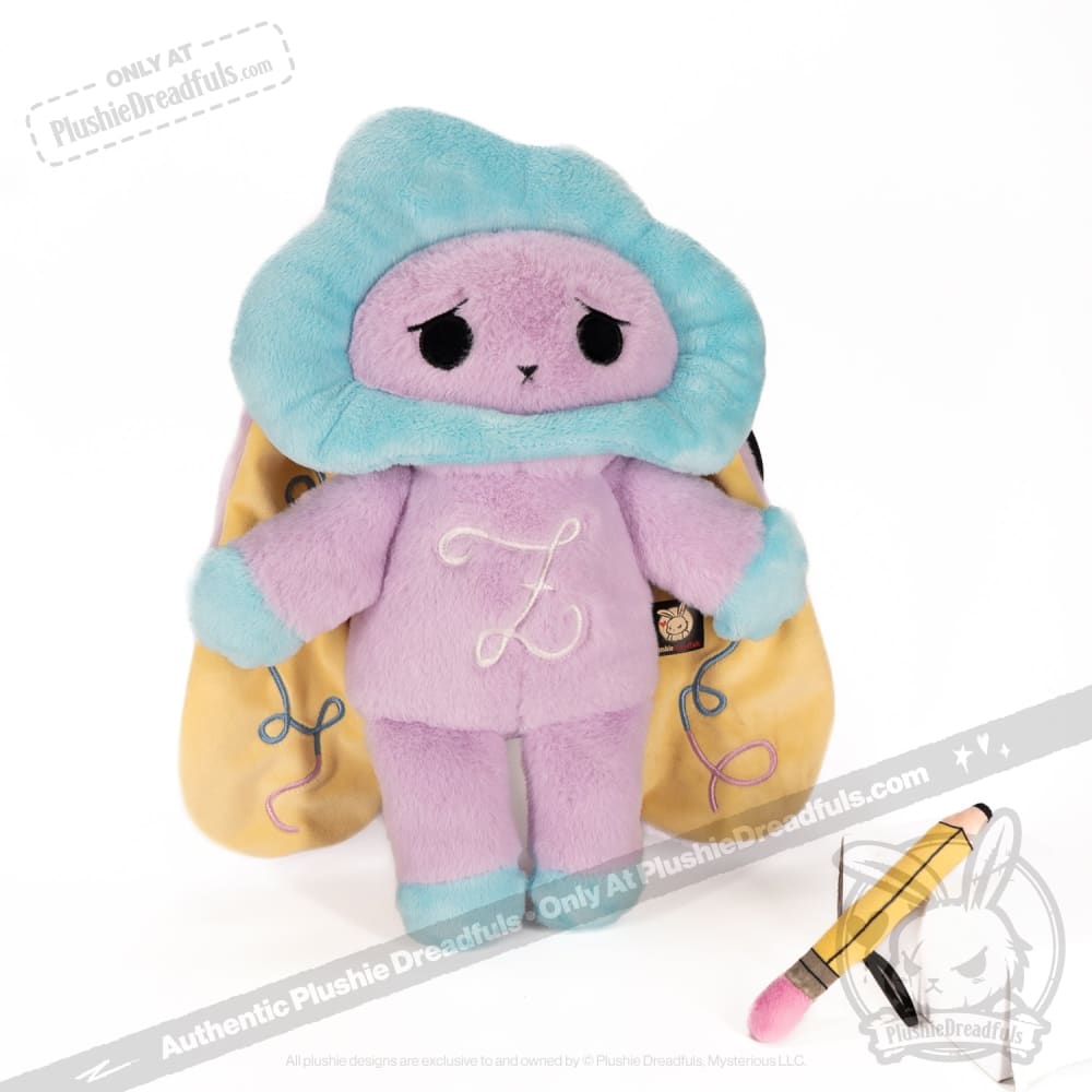 Plushie Dreadfuls Overthinking Bunny - Soft Stuffed Animal Toy for Anxiety Relief & Emotional Support | Cute Stress Relief Plush for Adults & Kids | Perfect for Therapy, Gifts, and Comfort