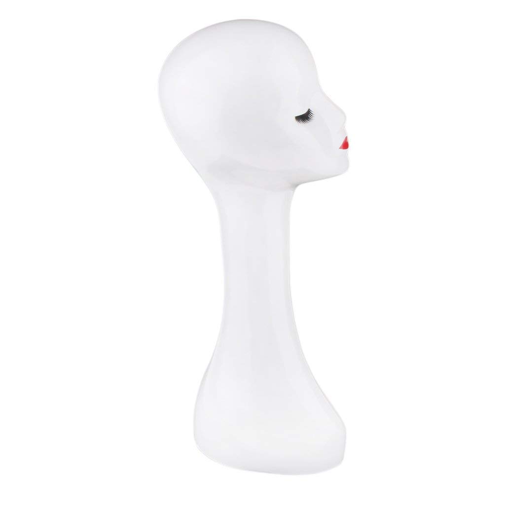 Stylish Female Mannequin Head for Display - Perfect for Eyeglasses, Wigs, Hats, Scarves & Jewelry - Ideal for Retail Stores, Boutiques & Salon Displays