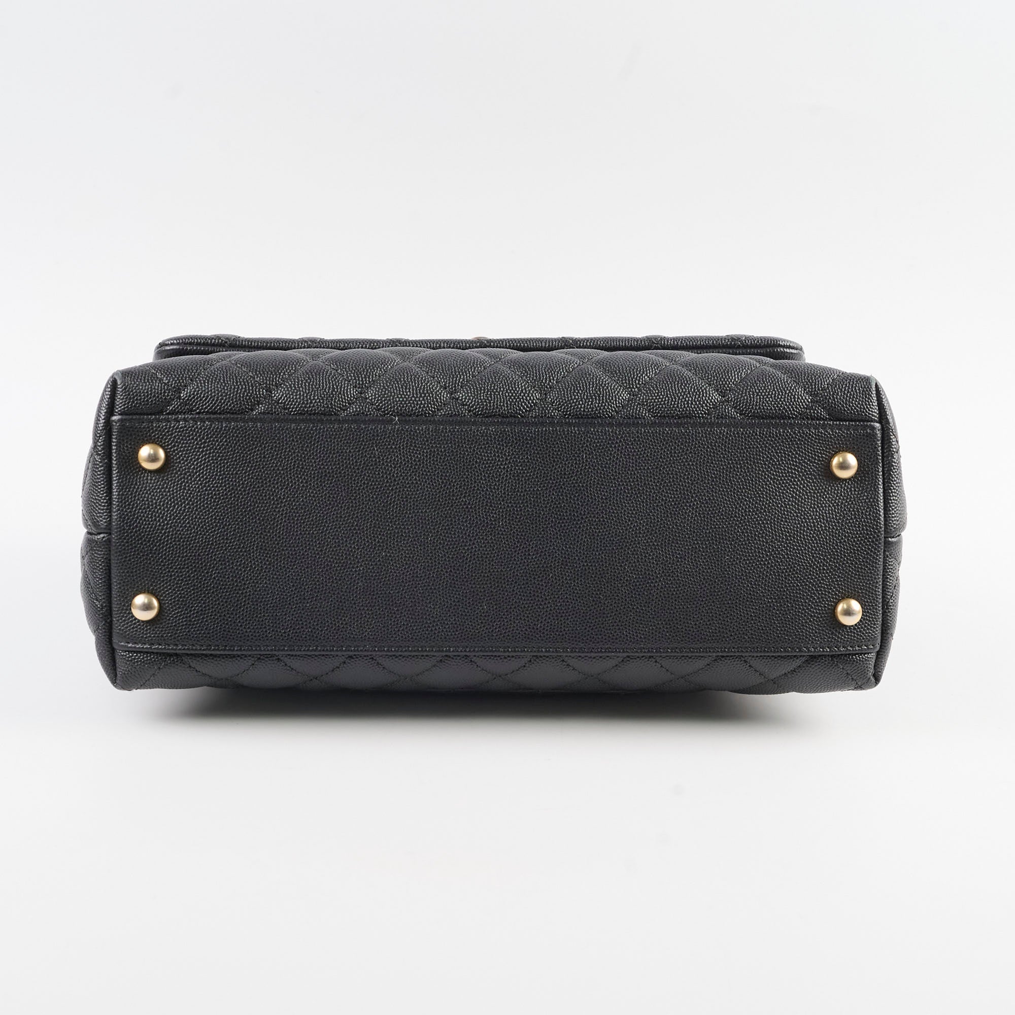 Chanel Medium COCO Handle Bag in Black Caviar Leather - Perfect for Work, Evening Events & Luxury Fashion Accessories