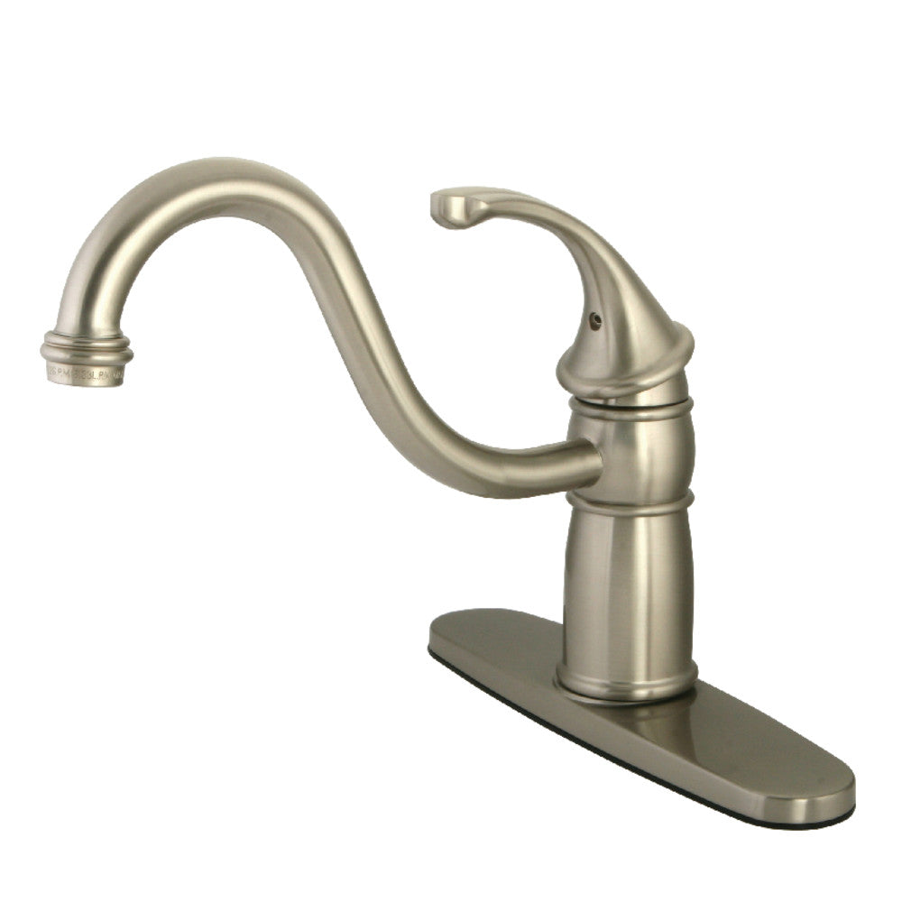 Kingston Brass KB1575GLLS Georgian 8-Inch Centerset Kitchen Faucet - No Sprayer - Perfect for Small Sinks & Compact Kitchens