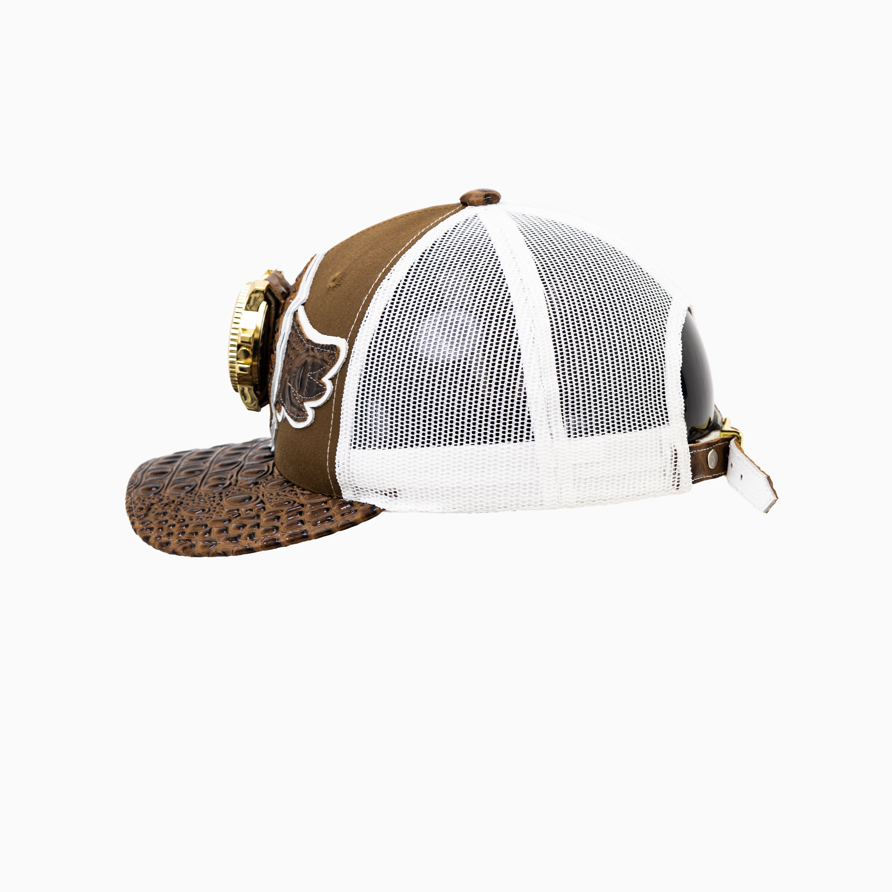 Breyer's Buck 50 Wool Trucker Hat with Leather Visor - Warm Winter Beanie for Men & Women - Perfect for Outdoor Activities, Hiking, and Casual Wear