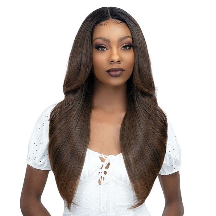 Janet Collection Essentials HD Lace Front Wig - Dorothy (Butler Scotch) | Natural Looking Human Hair Wig for Women | Perfect for Daily Wear, Cosplay & Special Occasions