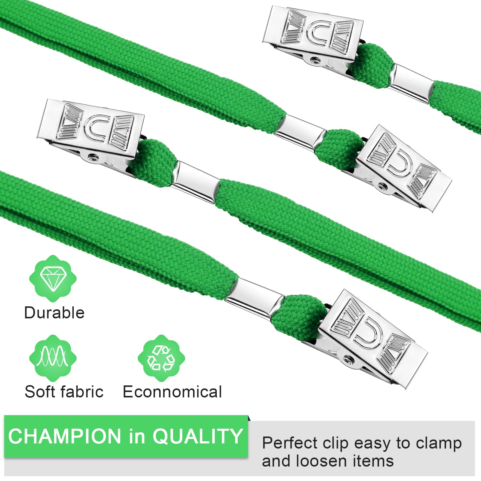 Marspark Bulk Lanyards with Swivel Hook for ID Cards - Office & Events