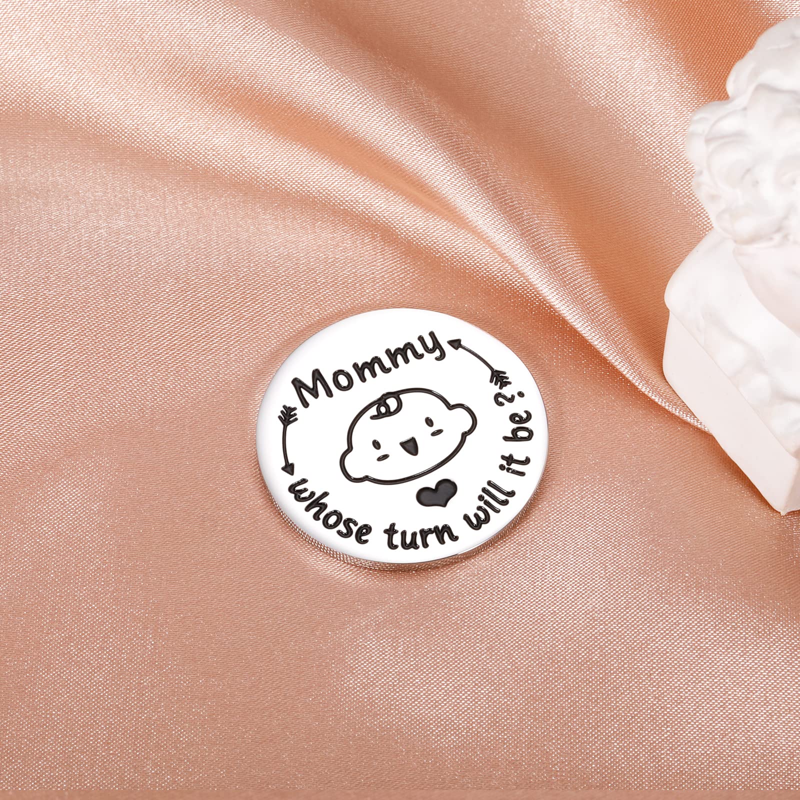 Funny Baby Gift for First Time Parents - Pregnancy Decision Coin for New Moms & Dads - Unique Christmas Present for Expecting Couples - Perfect for Gender Reveals, Baby Showers and Parenting Moments