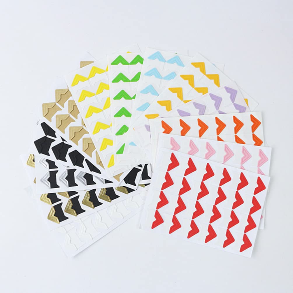 13 Sheets DIY Photo Album Accessories - Acid-Free Photo Mounting Stickers & Self-Adhesive Paper Corners for Scrapbooking, Card Making, and Memory Preservation - Perfect for Wedding Albums, Baby Books, and Craft Projects