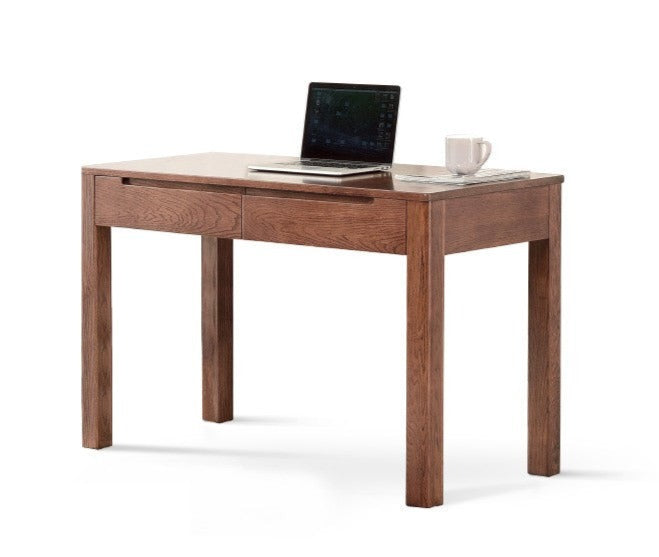 Premium Solid Wood Office Desk - Oak & Beech - Modern Home Office Furniture for Remote Work & Study