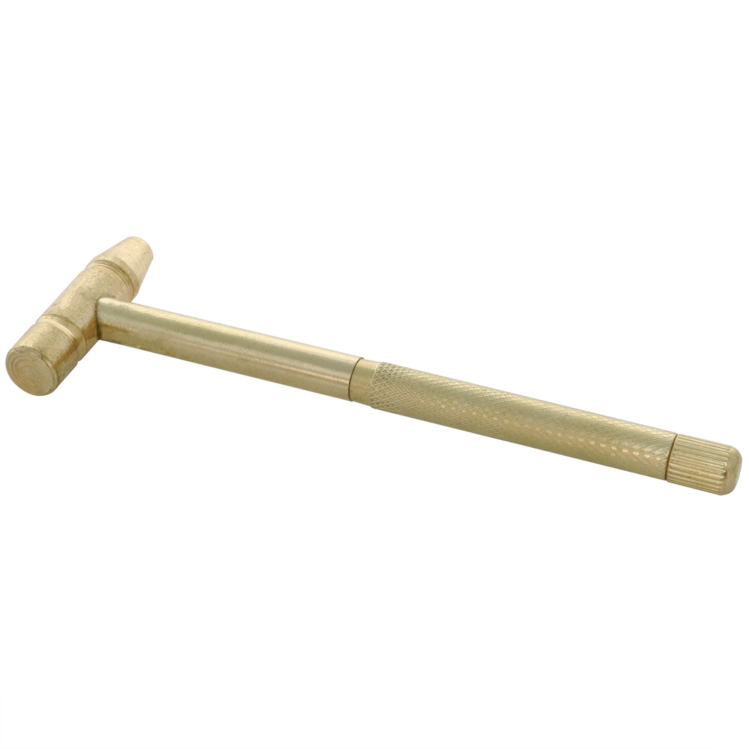 6-in-1 Micro Golden Copper Hammer - Mini Multifunctional Craft Tool for Watch Repair, Jewelry Making & Nut Cracking | Precision Screwdriver for Watchmakers, Jewelers & DIY Enthusiasts | Perfect for Delicate Crafts, Home Repairs & Gourmet Walnut Opening