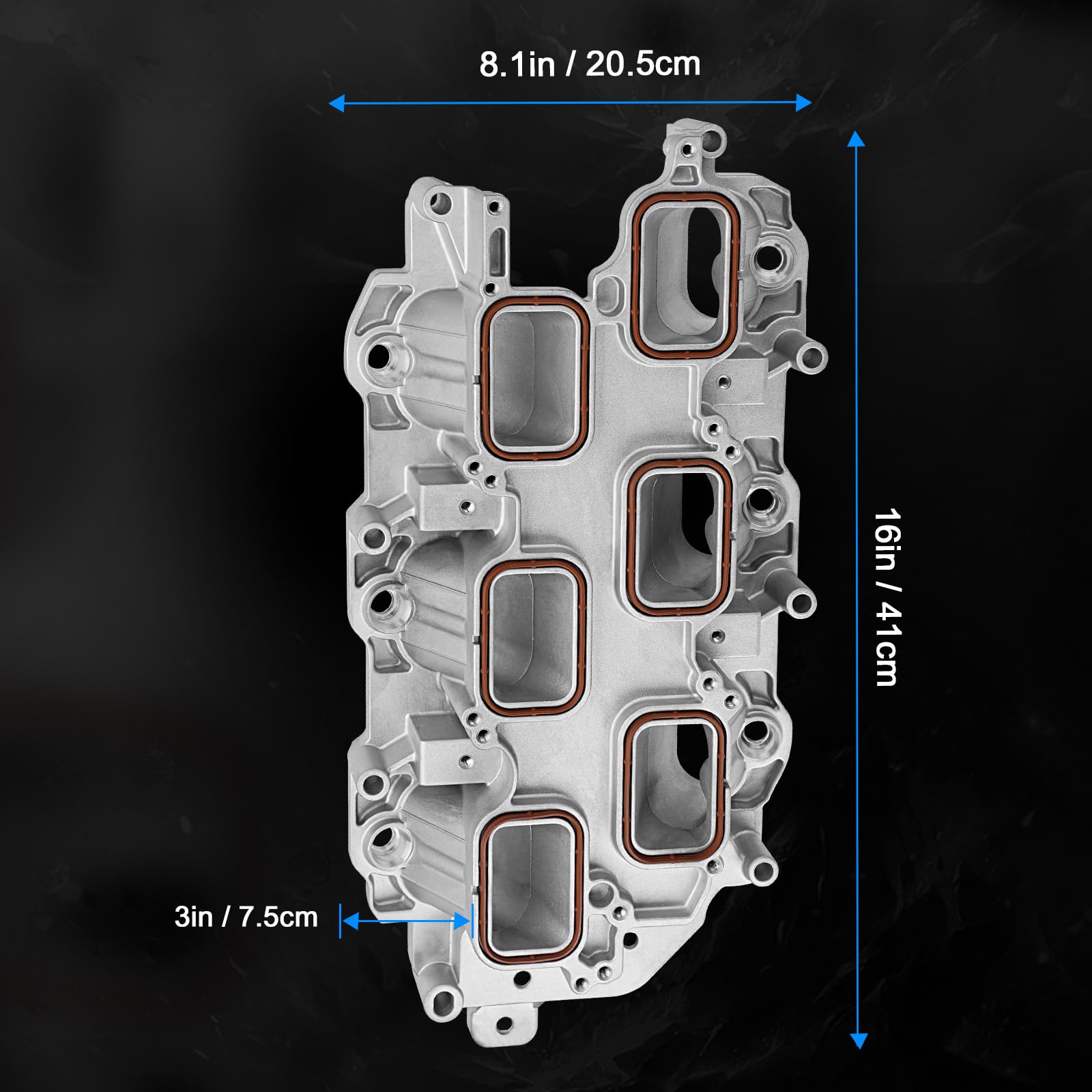 Upgraded Full Aluminum Engine Lower Intake Manifold with Gasket & Bolts - Compatible with Jeep Dodge Chrysler Ram 3.6L V6 (Cherokee, Wrangler, Journey, Grand Caravan, Durango, Charger, Challenger, ProMaster) - High Performance Replacement Part for Improved Engine Efficiency & Durability